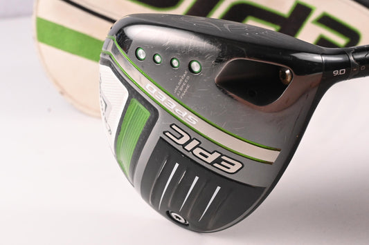 Callaway Epic Speed Driver / 9 Degree / Stiff Flex Project X Evenflow 50 Shaft