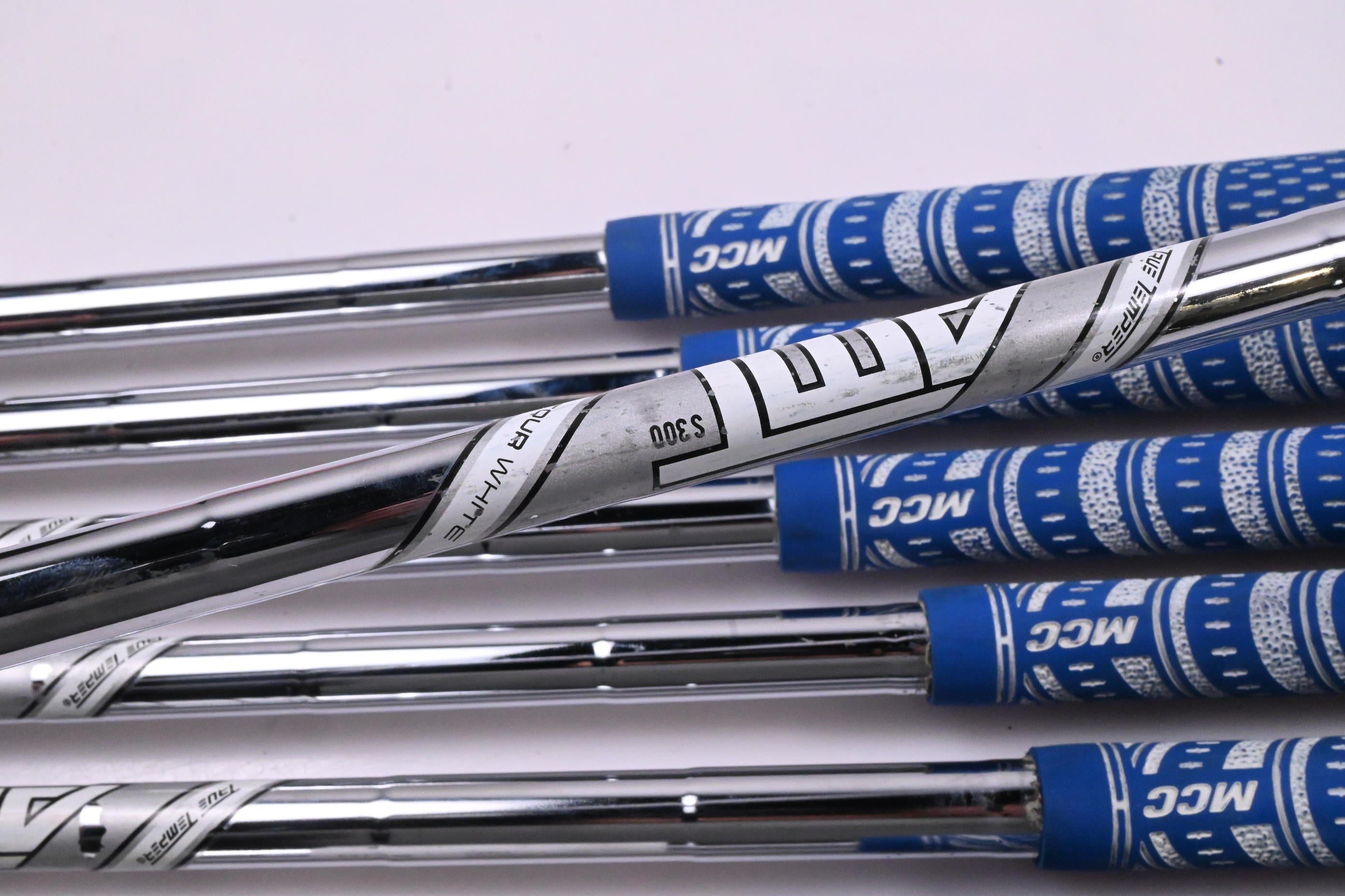 Mizuno MP-18 SC/MB Combo Irons / 4-PW / Stiff Flex AMT Tour White S300 Shafts