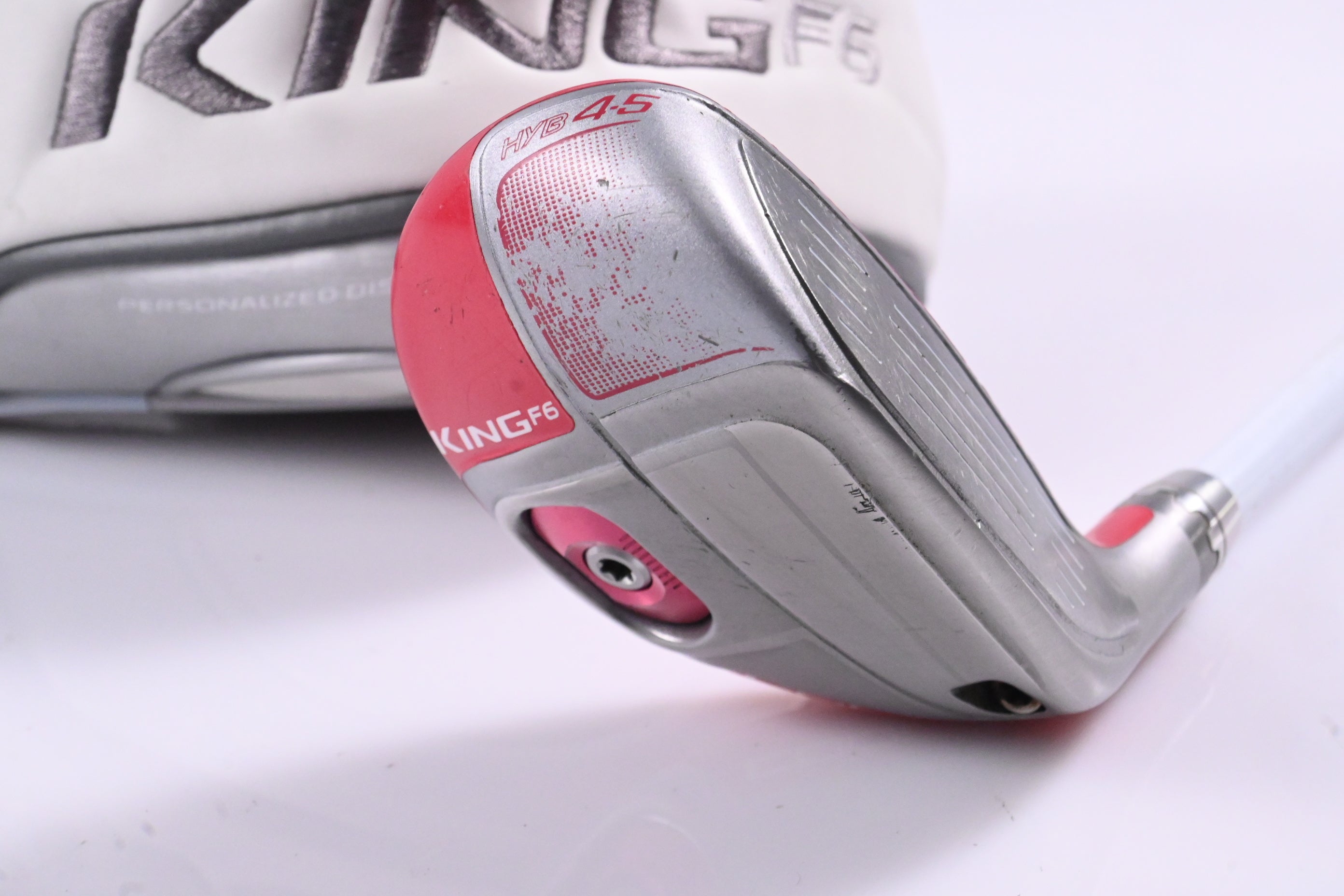 Ladies Cobra King F6 #4-5 Hybrid / 22-25 Degree / Ladies Flex Ozik HQ4 Red Tie