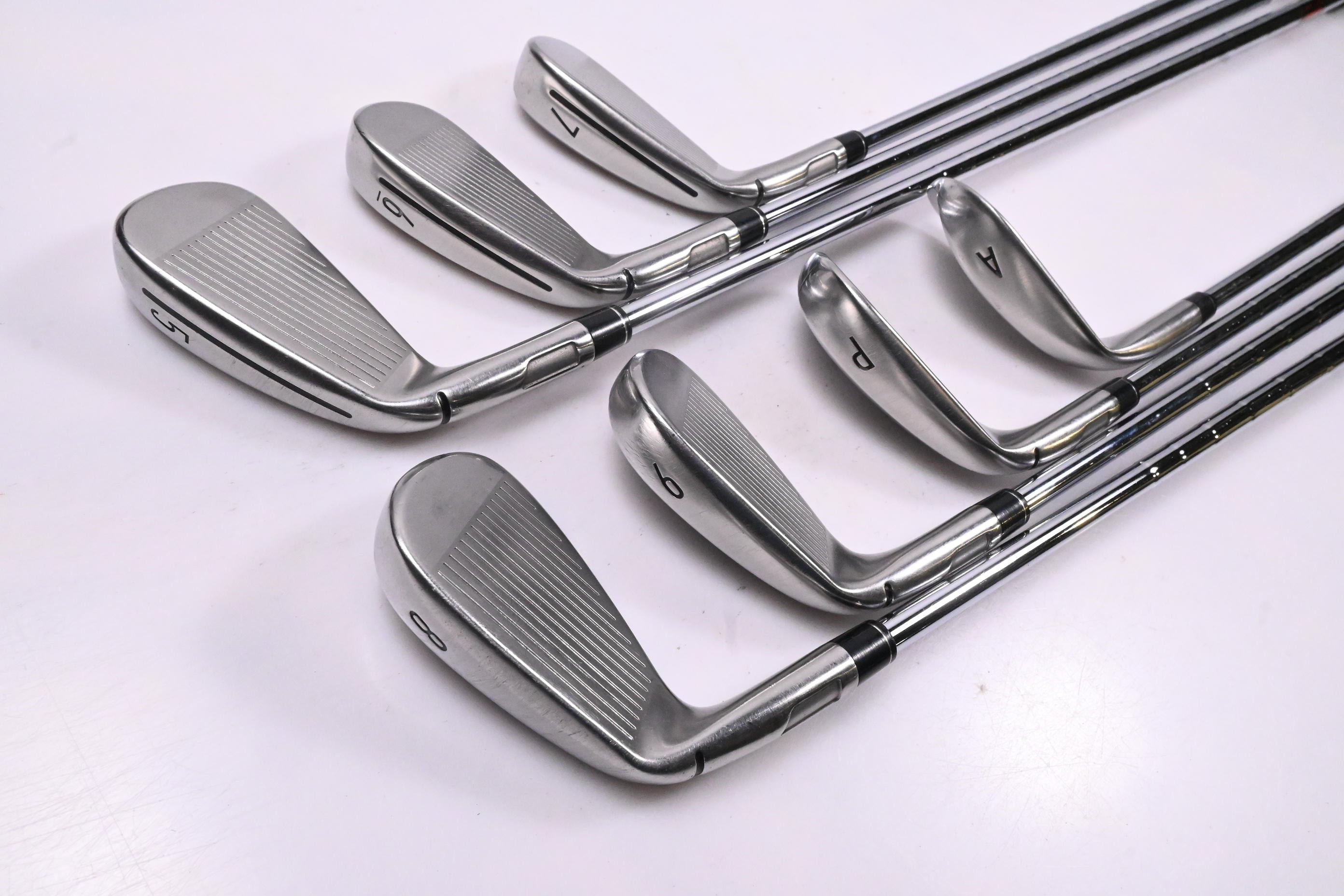 Taylormade M5 Irons / 5-PW+AW / Regular Flex KBS Tour Shafts