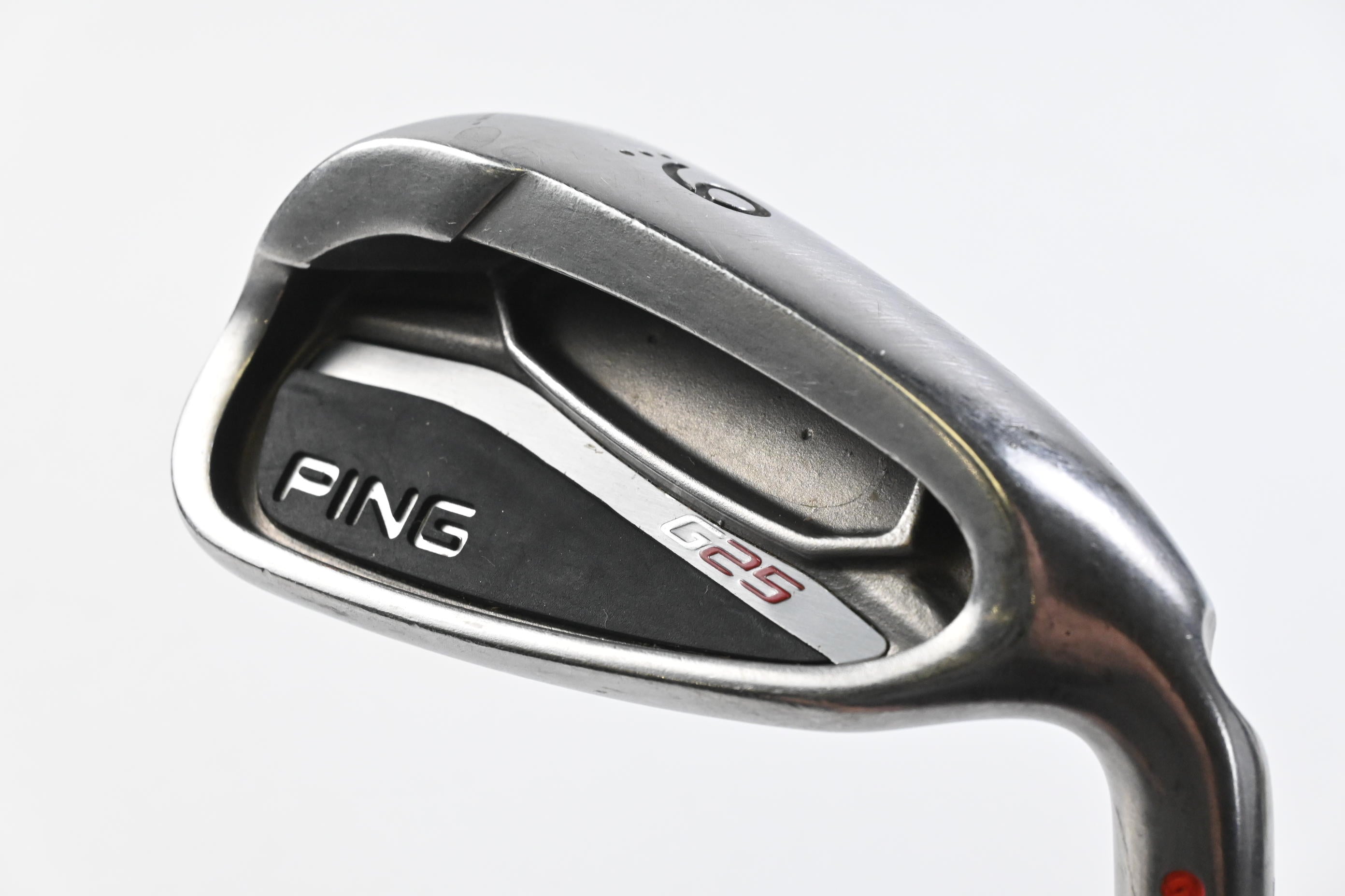 Ping G25 #9 Iron / Red Dot / Regular Flex Ping CFS Shaft