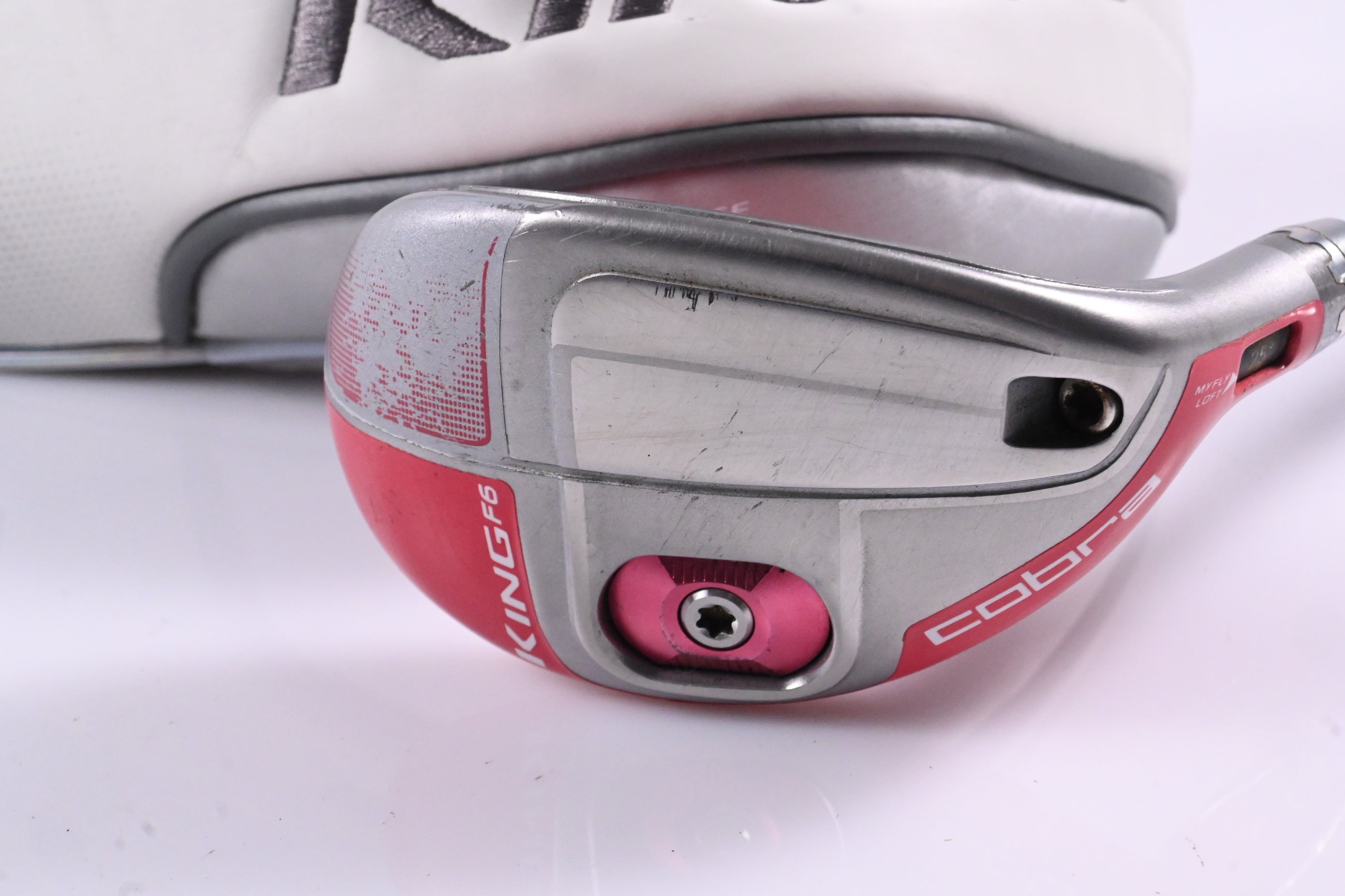 Ladies Cobra King F6 #4-5 Hybrid / 22-25 Degree / Ladies Flex Ozik HQ4 Red Tie