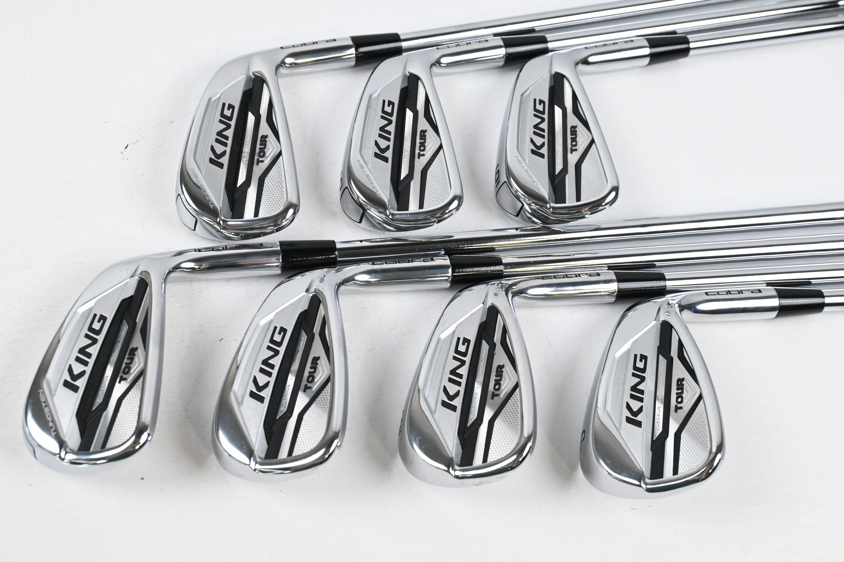 Cobra King Tour 2020 Irons / 4-PW / Stiff Flex KBS S-Taper 120 Shafts