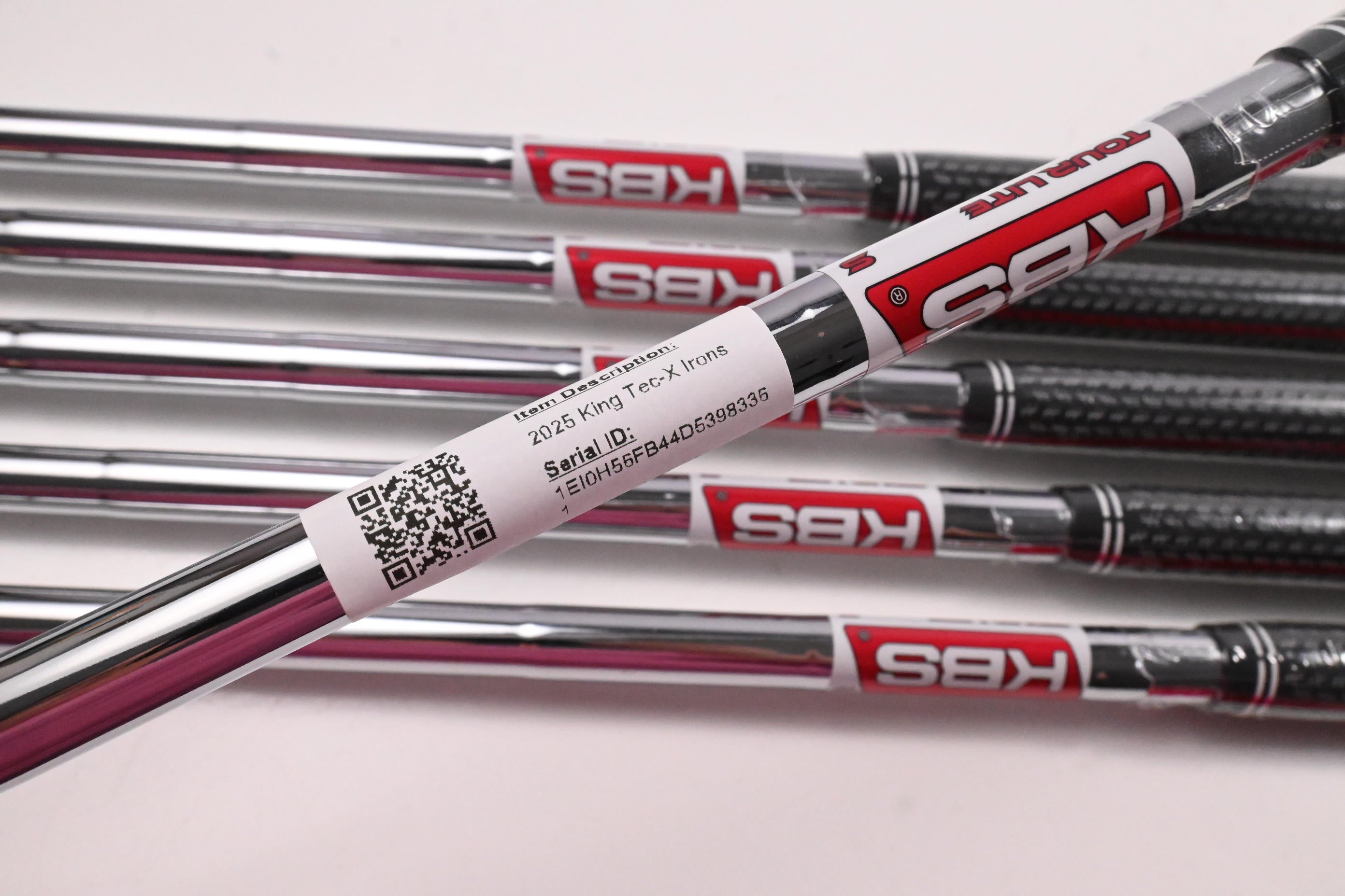Cobra King Tec-X 2025 Irons / 5-PW / Stiff Flex KBS Tour Lite Shafts