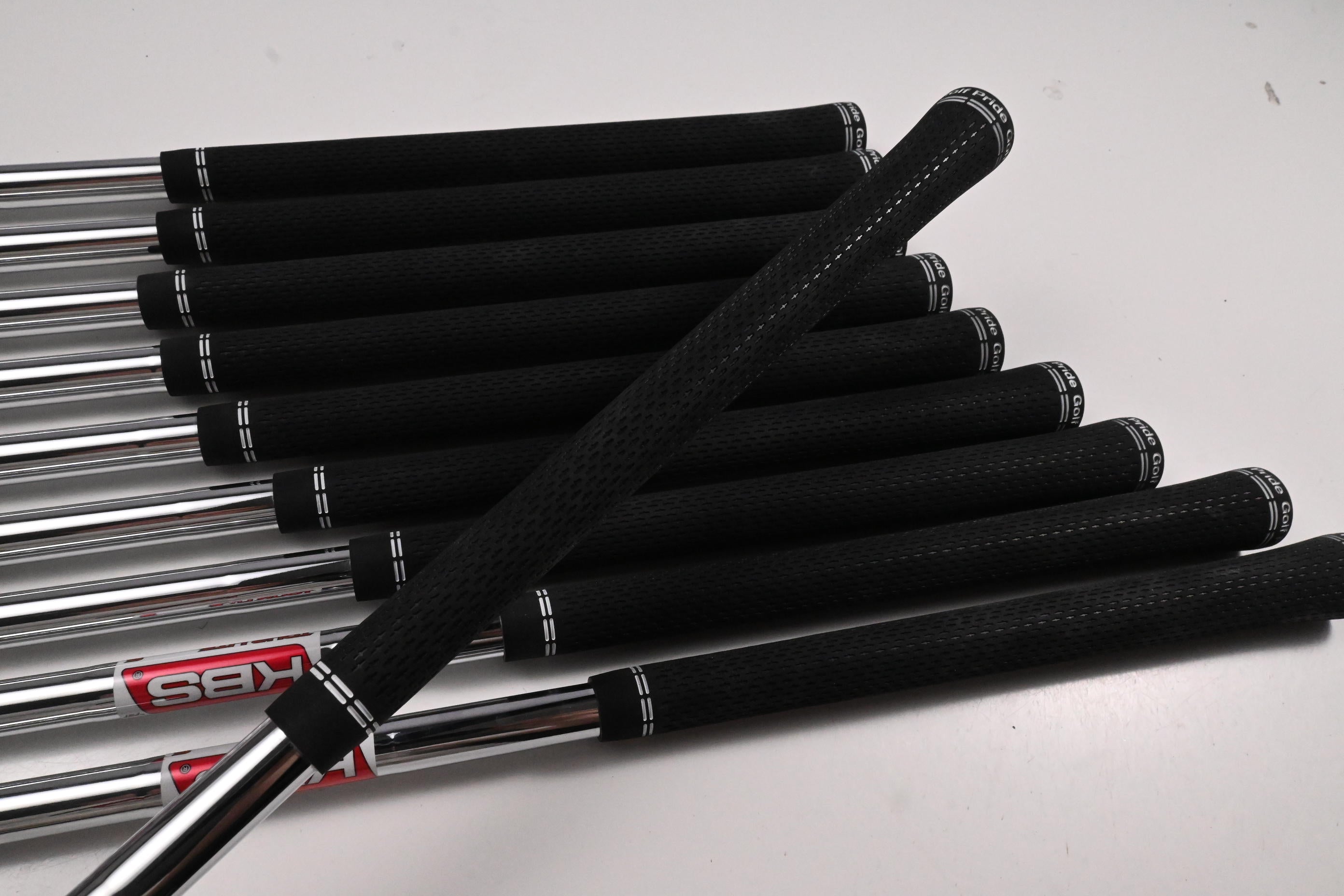 Callaway Elyte HL Irons / 4-PW+AW+GW+SW / Stiff Flex KBS Tour Lite Shafts