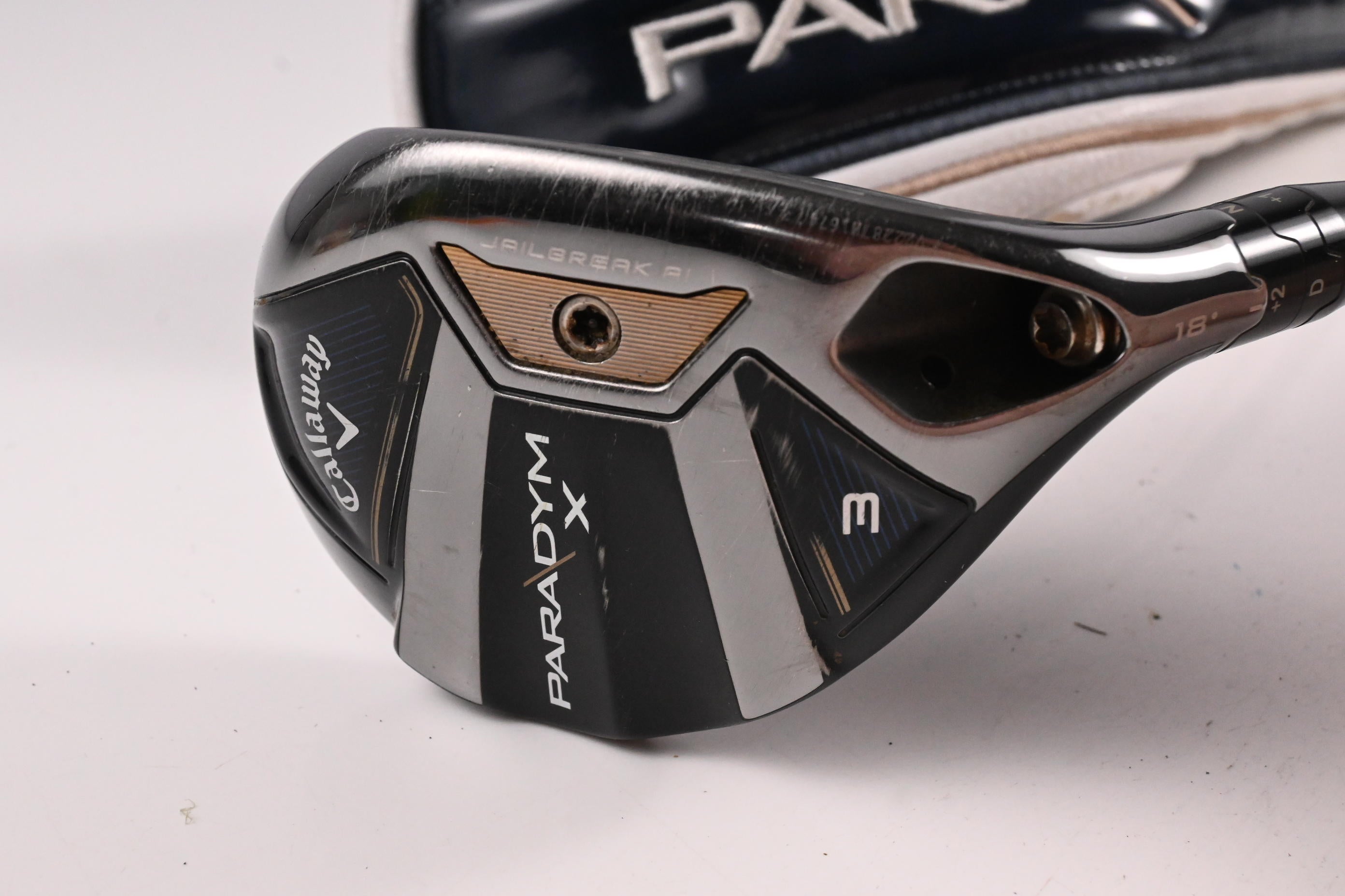 Callaway Paradym X #3 Hybrid / 18 Degree / Stiff Flex HZRDUS Silver 75 Shaft