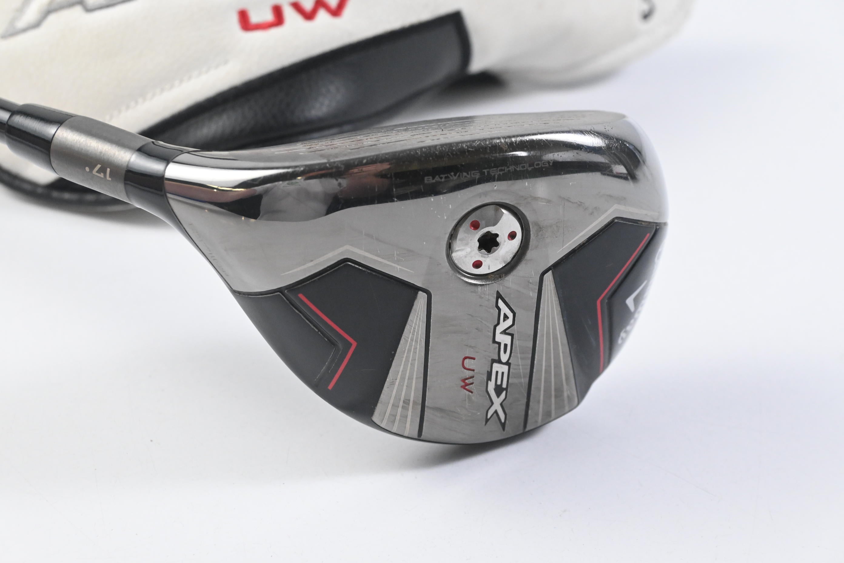 Left Hand Callaway Apex UW 24 / 17 Degree / Stiff Flex MMT Black 70 Shaft