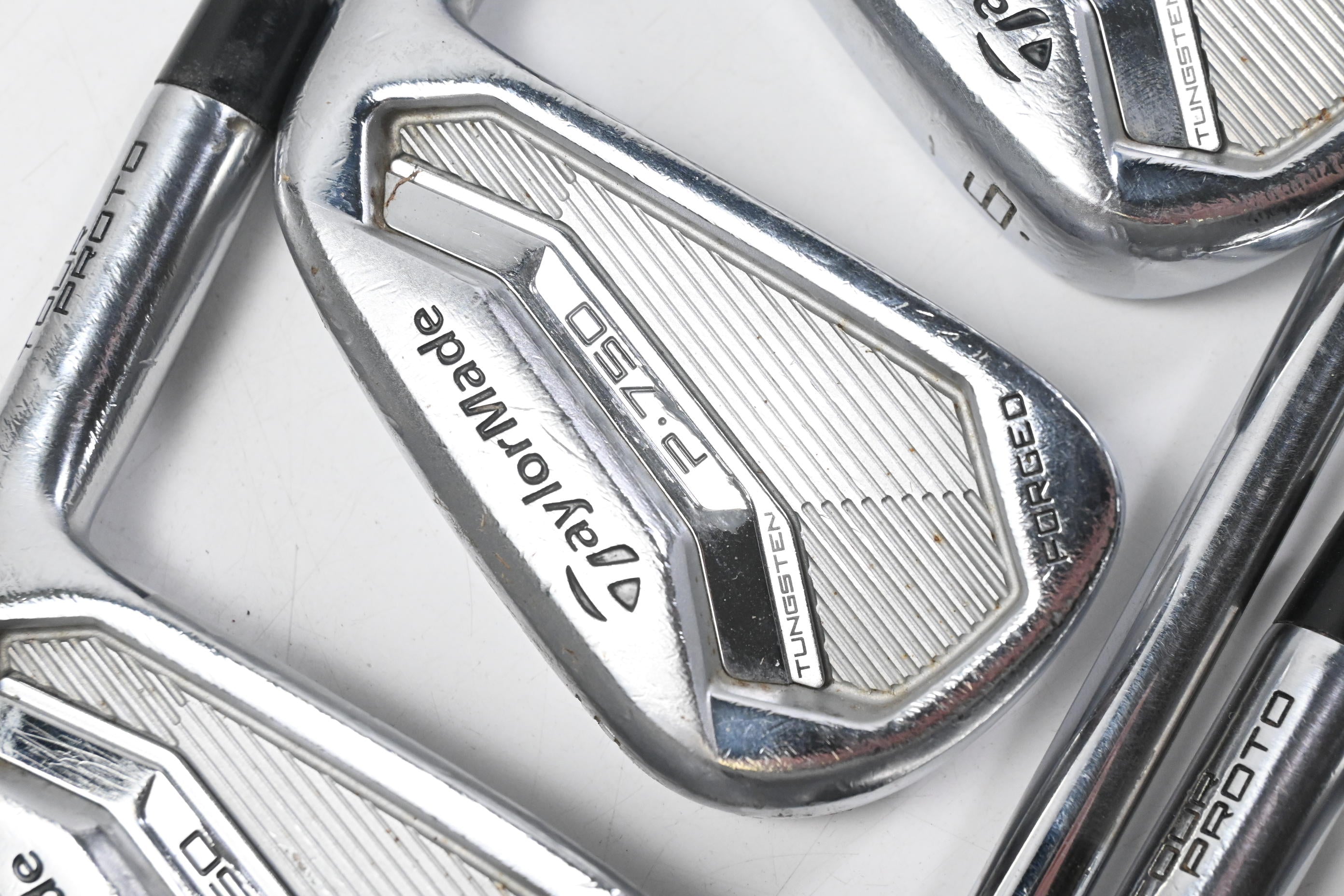Taylormade P750 Irons / 4-PW / Stiff Flex Steel Shafts