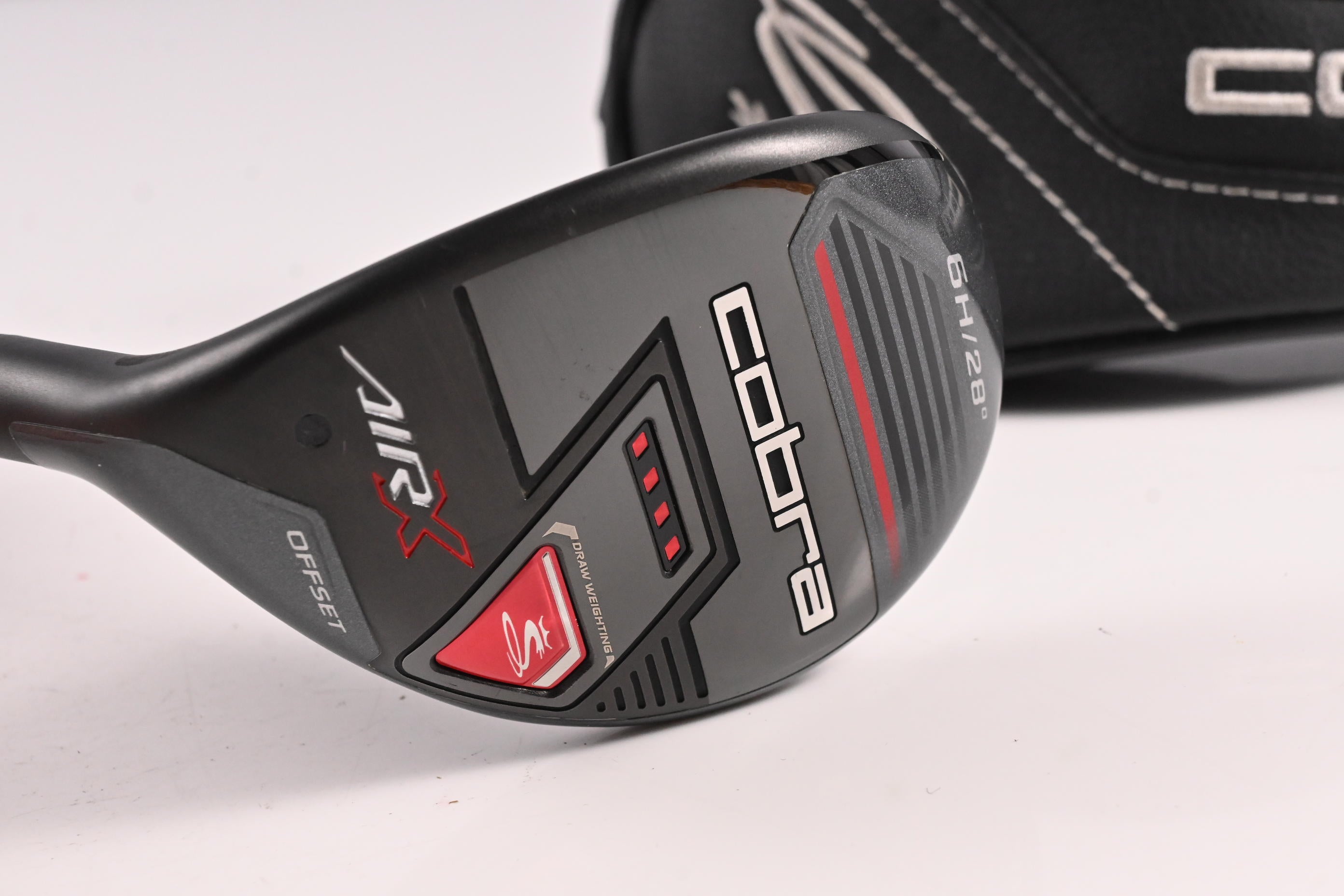 Left Hand Cobra Air-X #6 Hybrid / 28 Degree / Regular Flex Cobra Ultralite 50