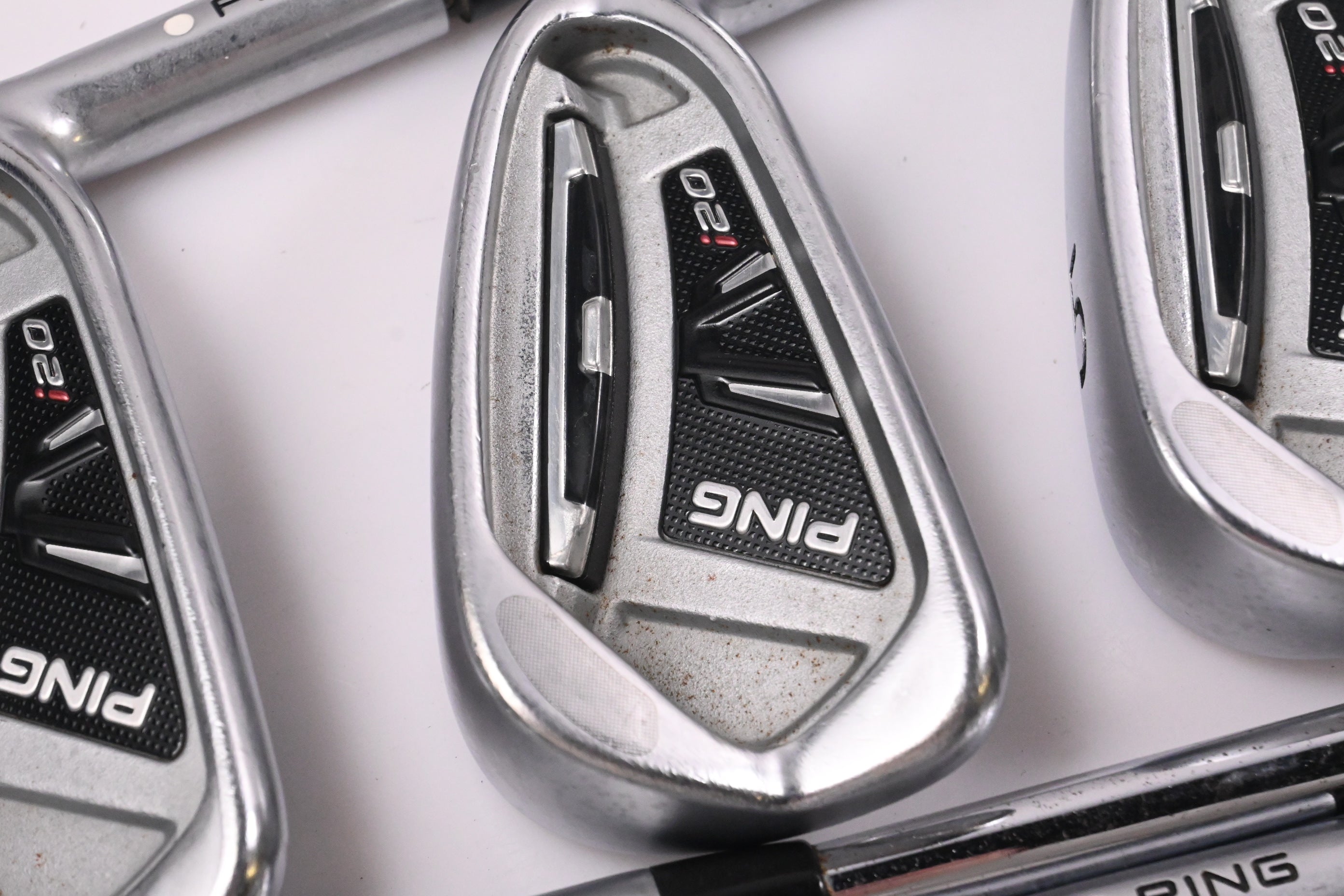 Ping i20 Irons / 3-PW / White Dot / X-Flex Dynamic Gold X100 Shafts