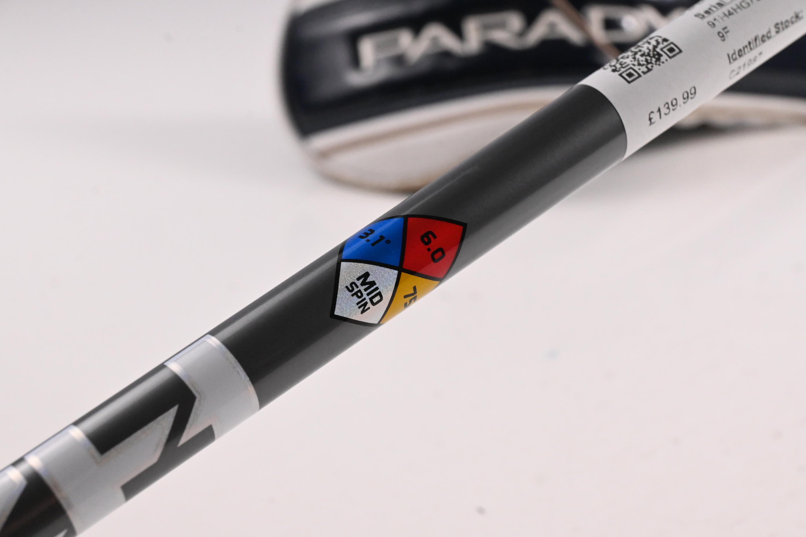 Callaway Paradym X #3 Hybrid / 18 Degree / Stiff Flex HZRDUS Silver 75 Shaft