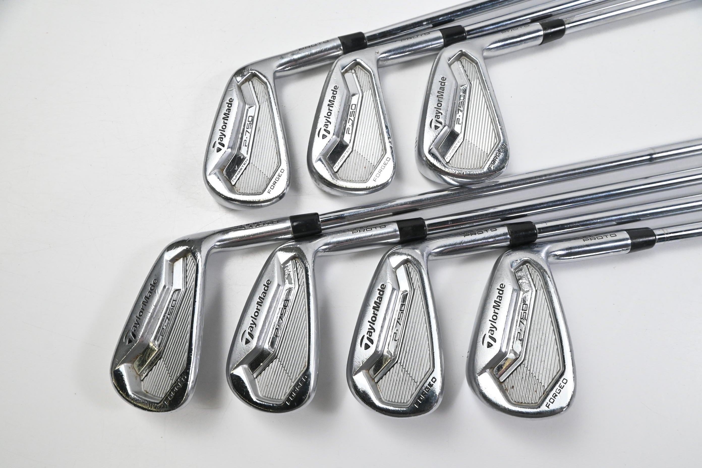 Taylormade P750 Irons / 4-PW / Stiff Flex Steel Shafts