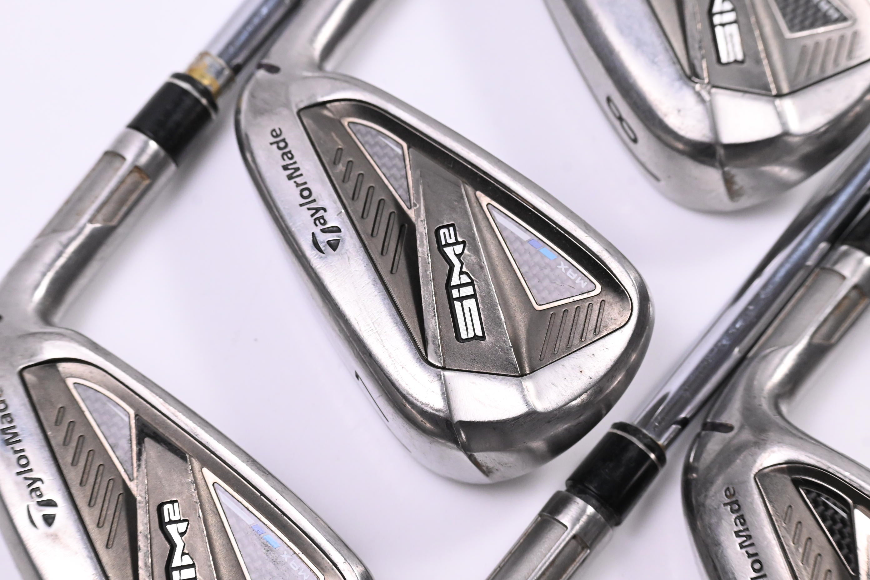 Taylormade SIM2 Max Irons / 6-PW+SW / Stiff Flex KBS MAX MT 85 Shafts