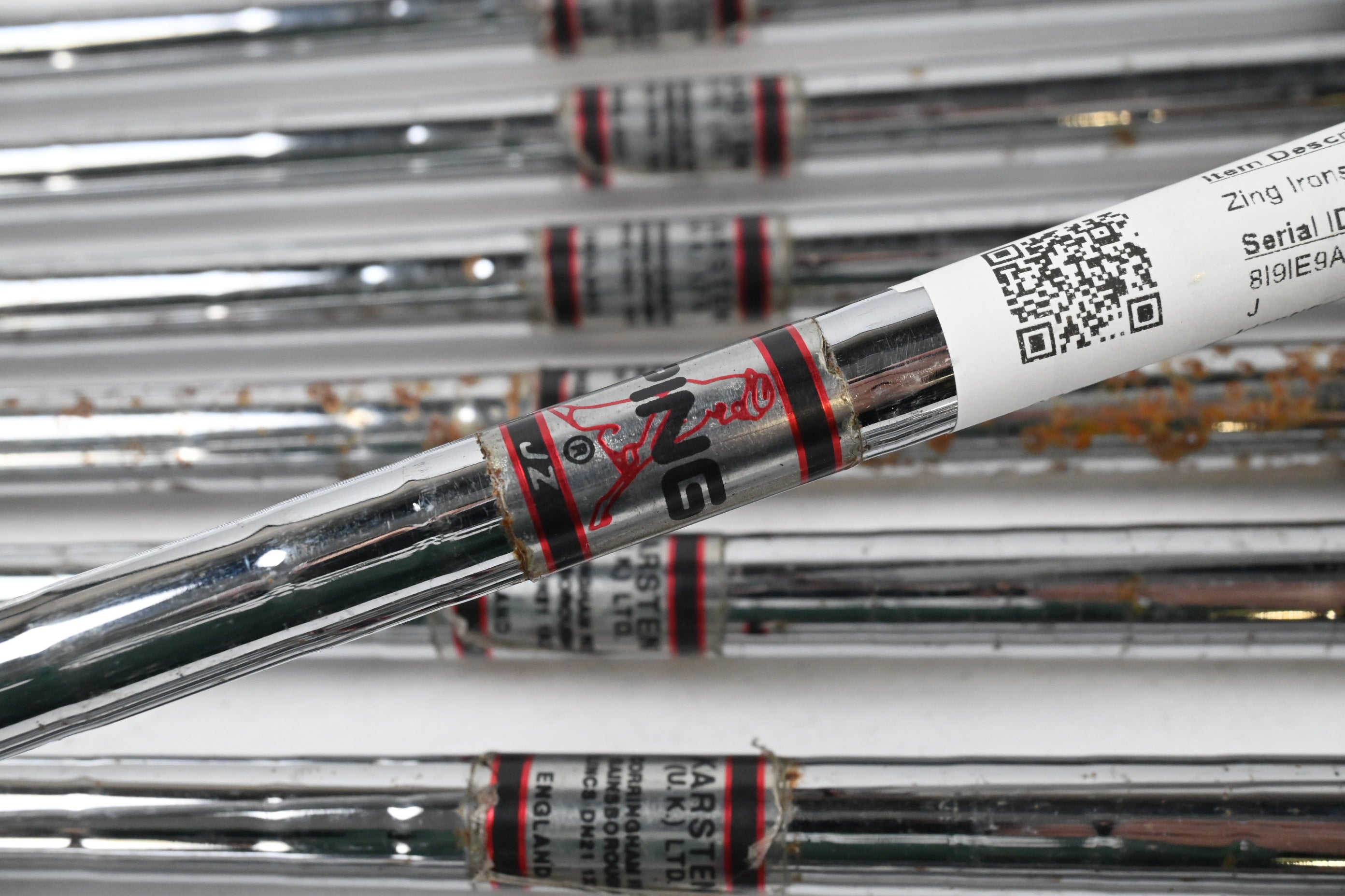 Ping Zing Irons / 3-PW+SW / Black Dot / Regular Flex Ping Karsten Shafts