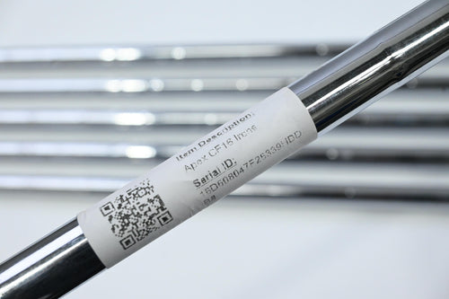 Callaway Apex CF16 Irons / 4-9 / Stiff Flex KBS Tour-V Shafts