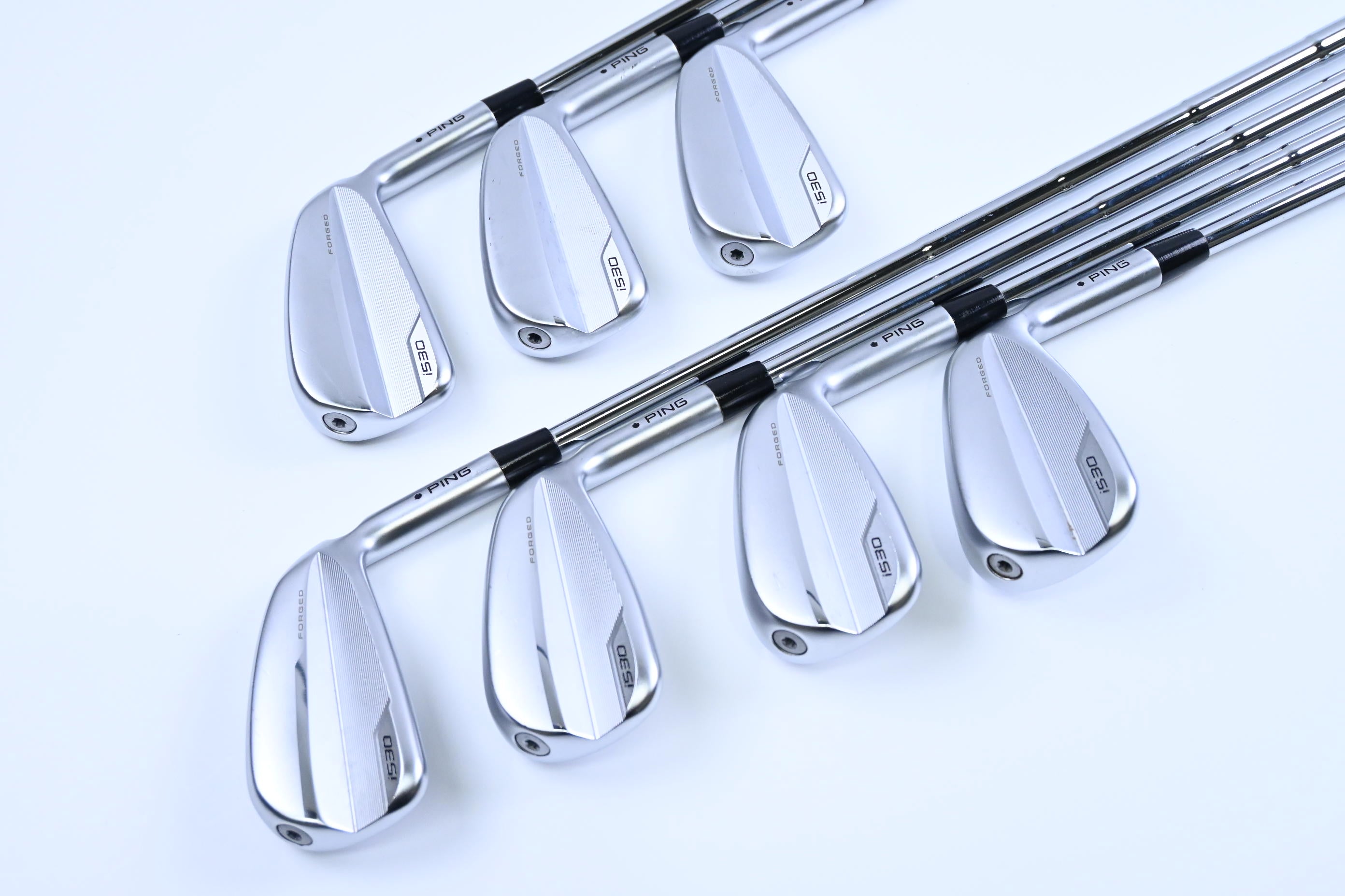 Ping i530 Irons / 4-PW / Black Dot / Stiff Flex Dynamic Gold 100 S300 Shafts