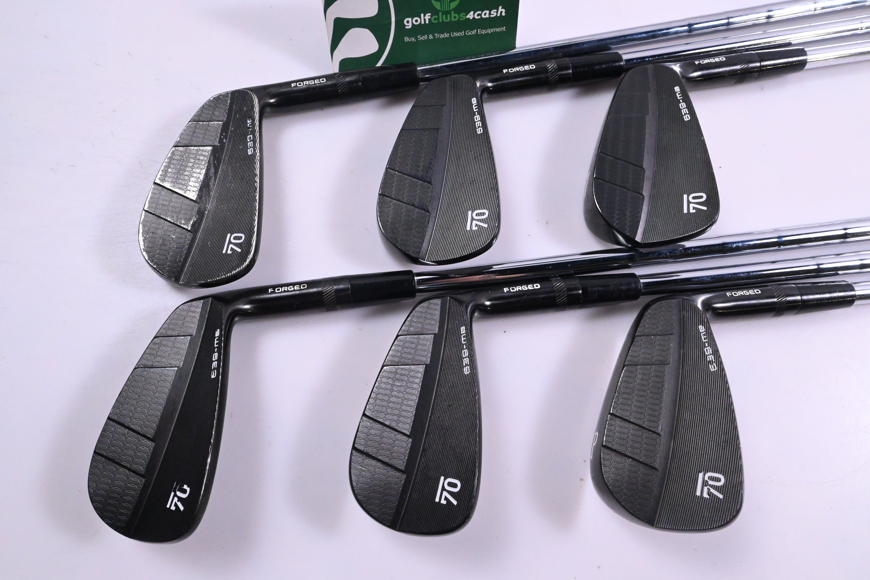 Sub 70 639 MB Irons / 5-PW / Stiff Flex KBS Tour Shafts