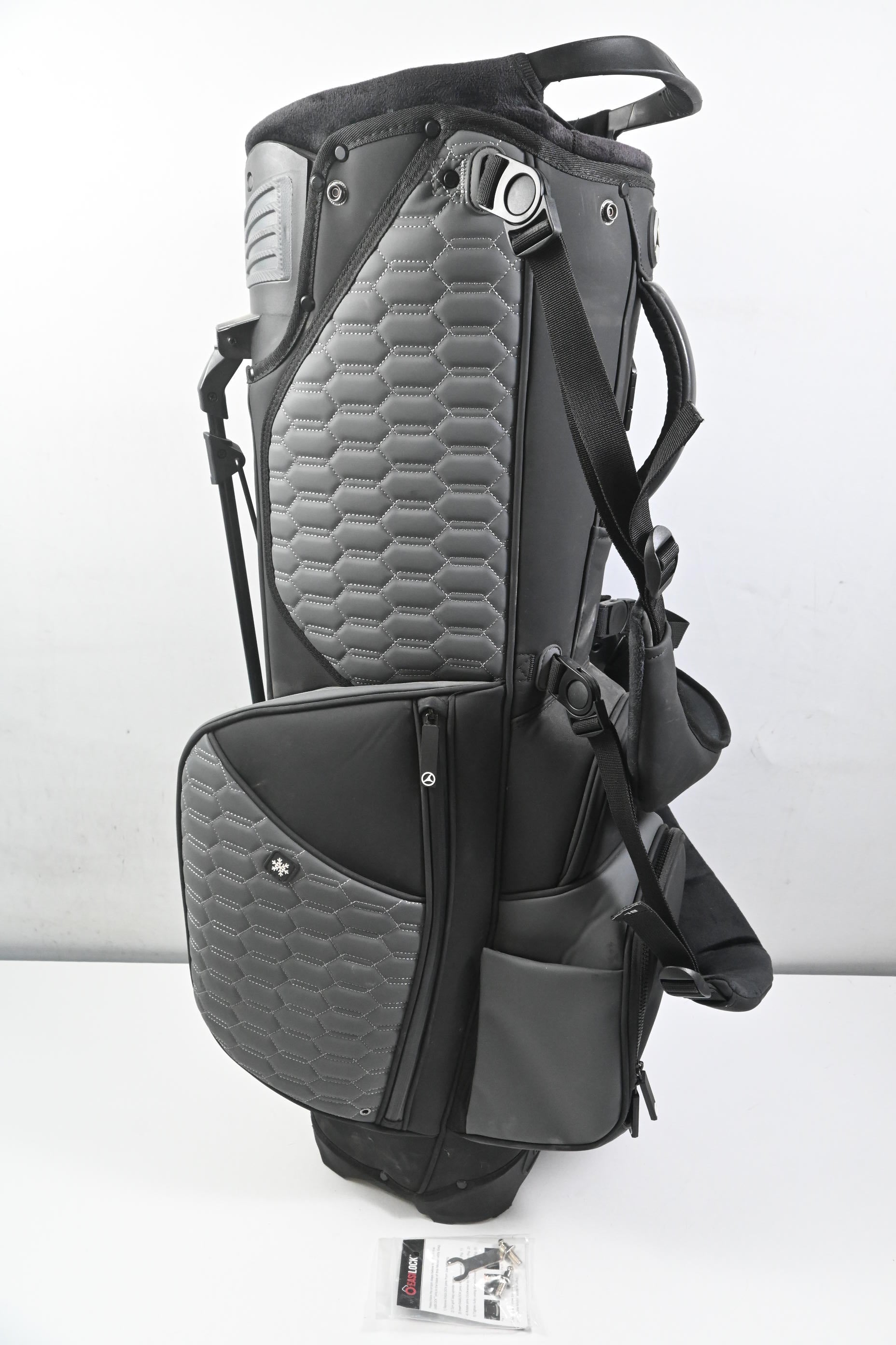 Motocaddy Elite Flex Stand Bag / 14-Way Divider / Black, Grey