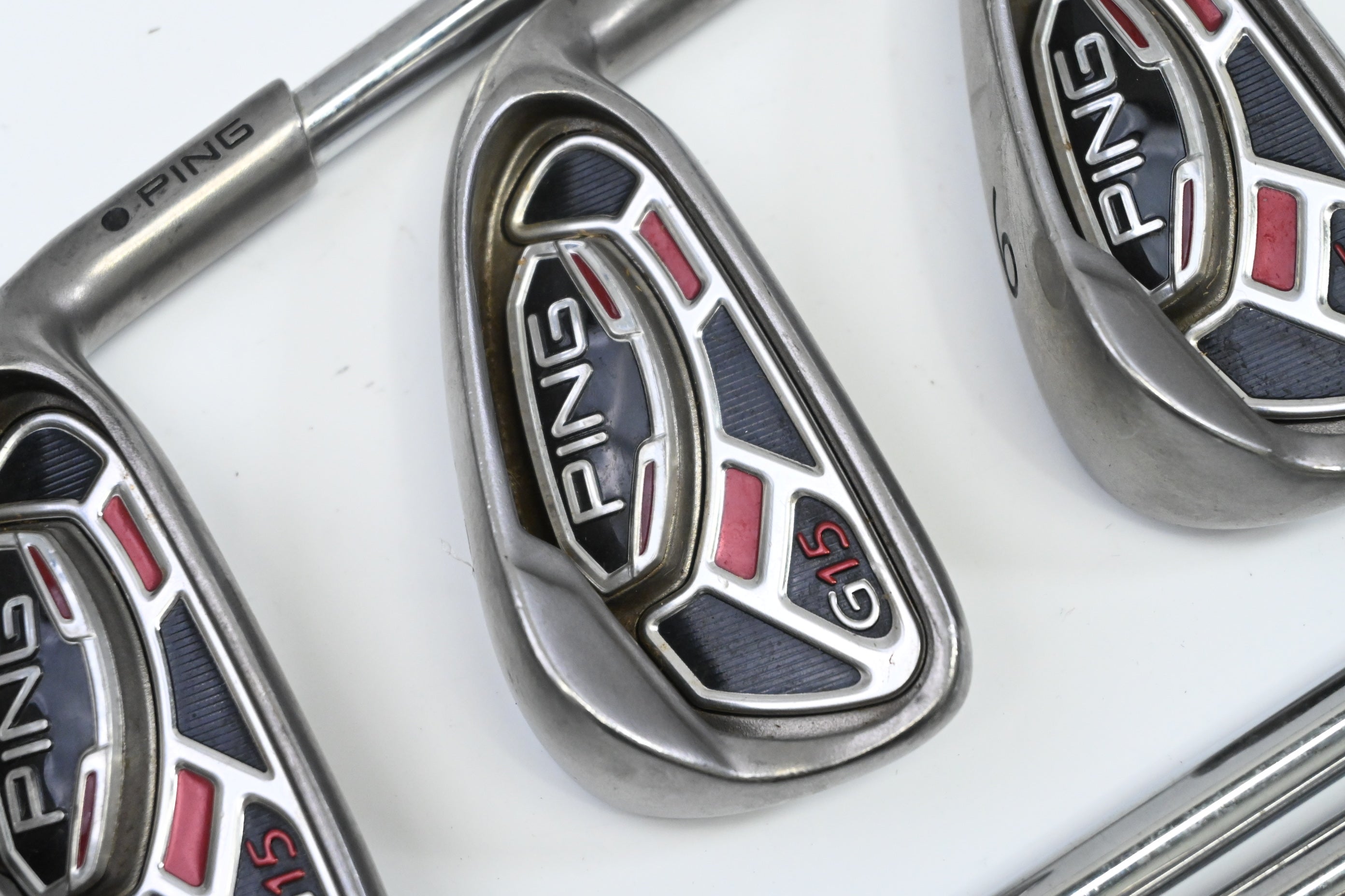 Ping G15 Irons / 4-PW / Black Dot / Regular Flex Ping AWT Shafts