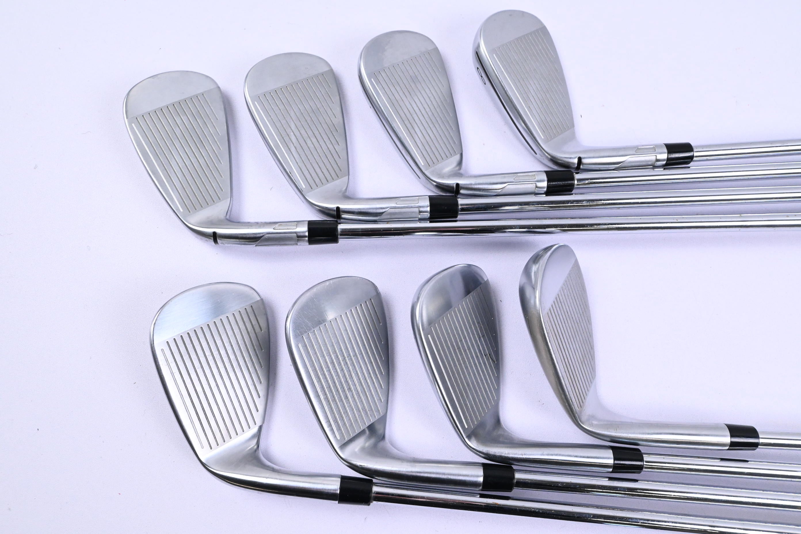 Taylormade Qi Irons / 5-PW+GW+LW / Stiff Flex KBS Max MT 85 Shafts
