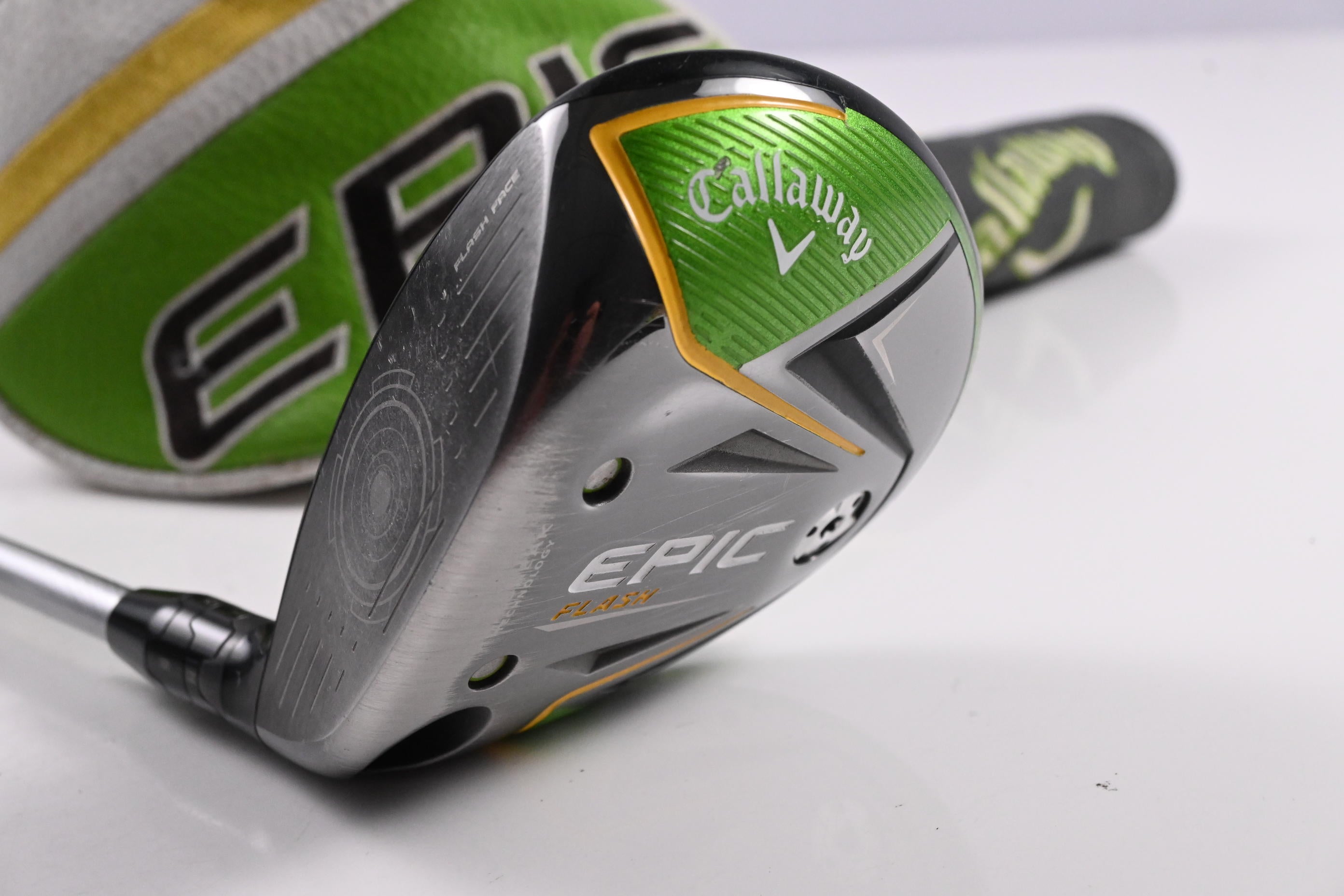 Callaway Epic Flash #3 Wood / 15 Degree / Regular Flex Evenflow Green 65 Shaft