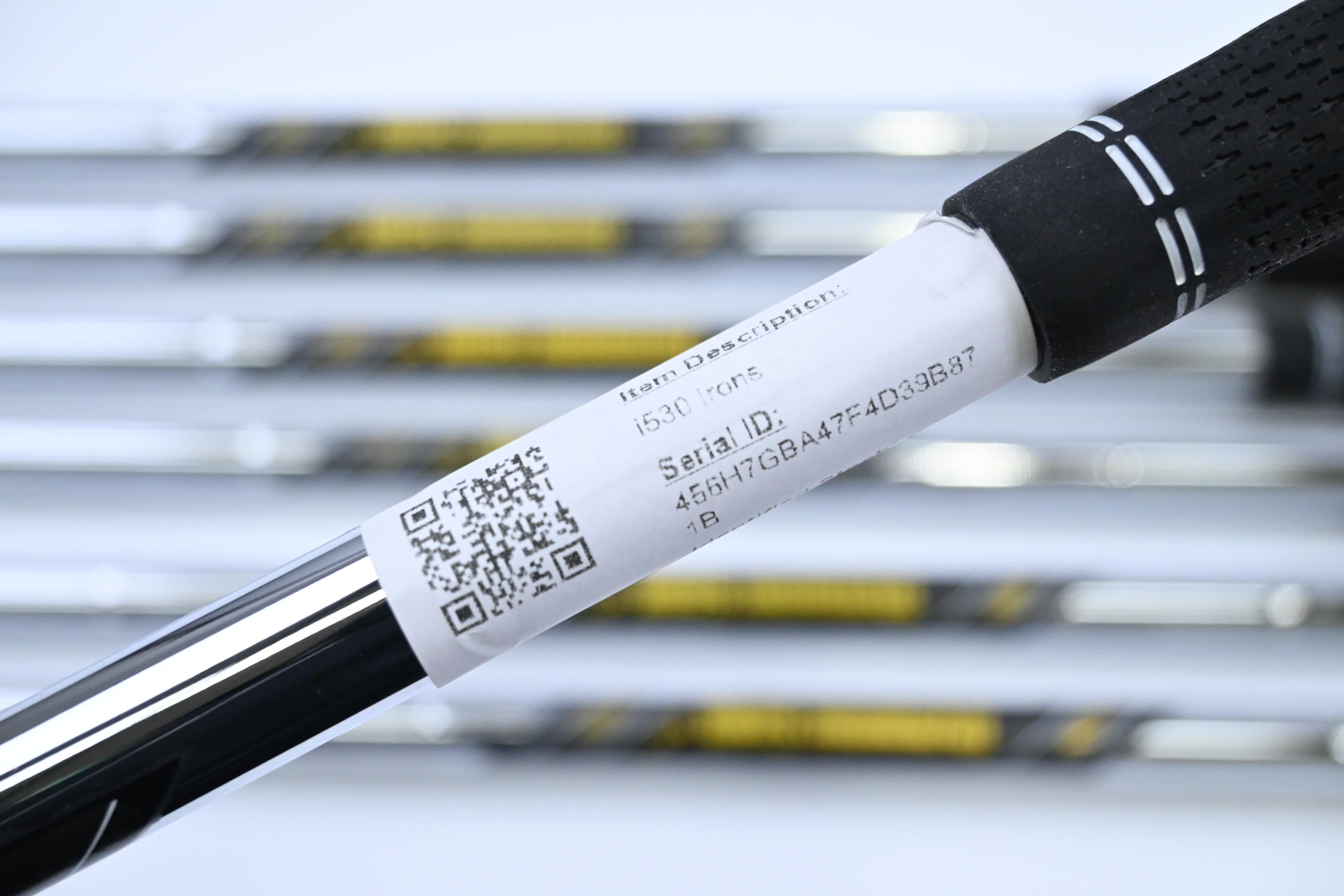 Ping i530 Irons / 4-PW / Black Dot / Stiff Flex Dynamic Gold 100 S300 Shafts