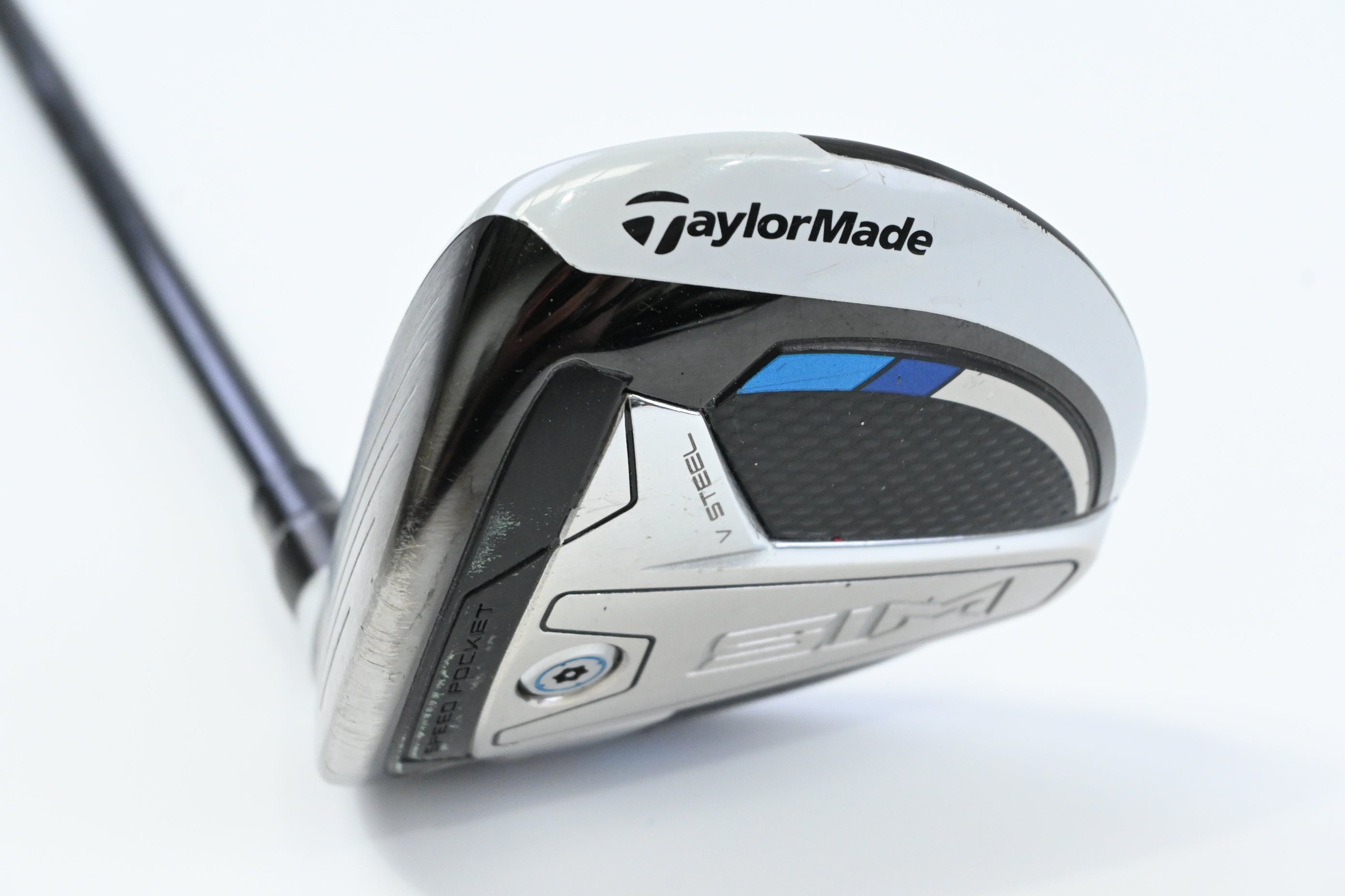 Left Hand Taylormade SIM Ti #5 Wood / 19 Degree / Stiff Flex Kai'li Red 75 Shaft