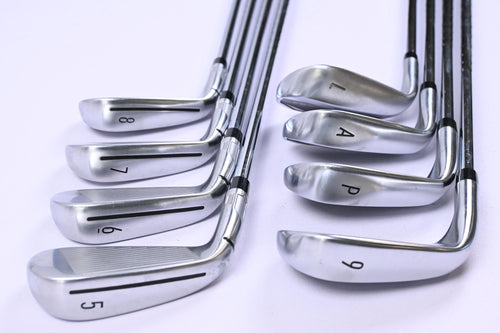 Taylormade Qi Irons / 5-PW+GW+LW / Stiff Flex KBS Max MT 85 Shafts