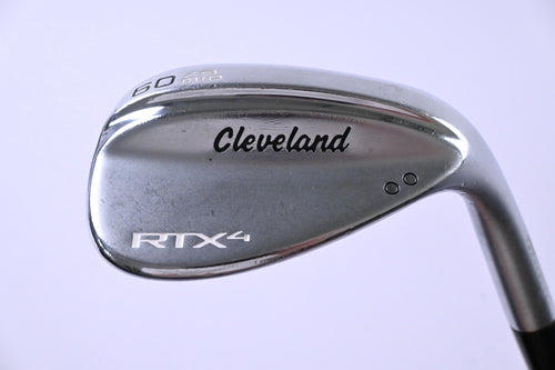 Cleveland RTX-4 Lob Wedge / 60 Degree / Stiff Flex Dynamic Gold S400 Shaft