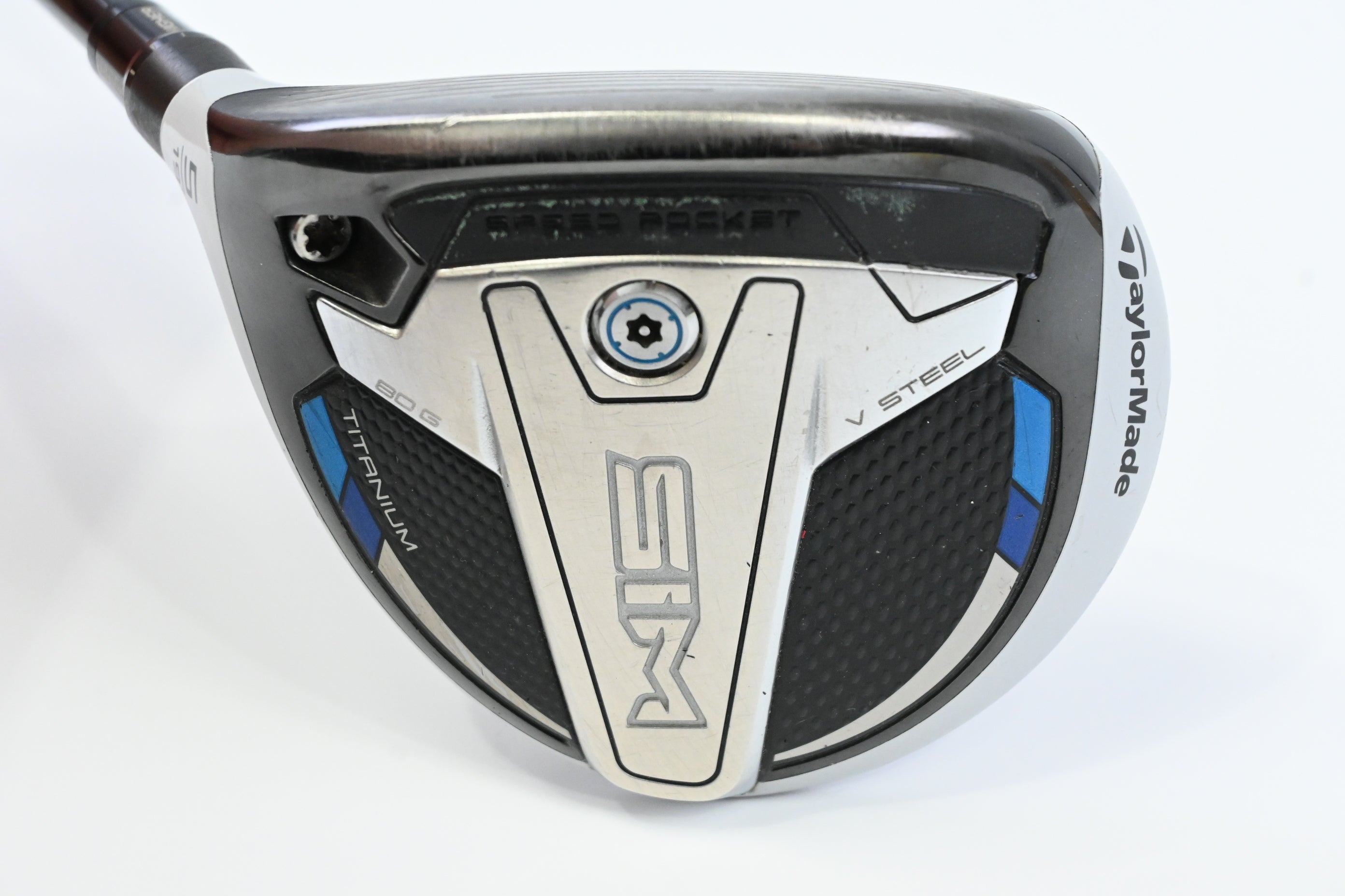 Left Hand Taylormade SIM Ti #5 Wood / 19 Degree / Stiff Flex Kai'li Red 75 Shaft