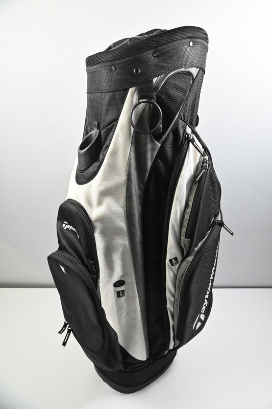 Taylormade Cart Bag / 14-Way Divider / White, Black & Grey