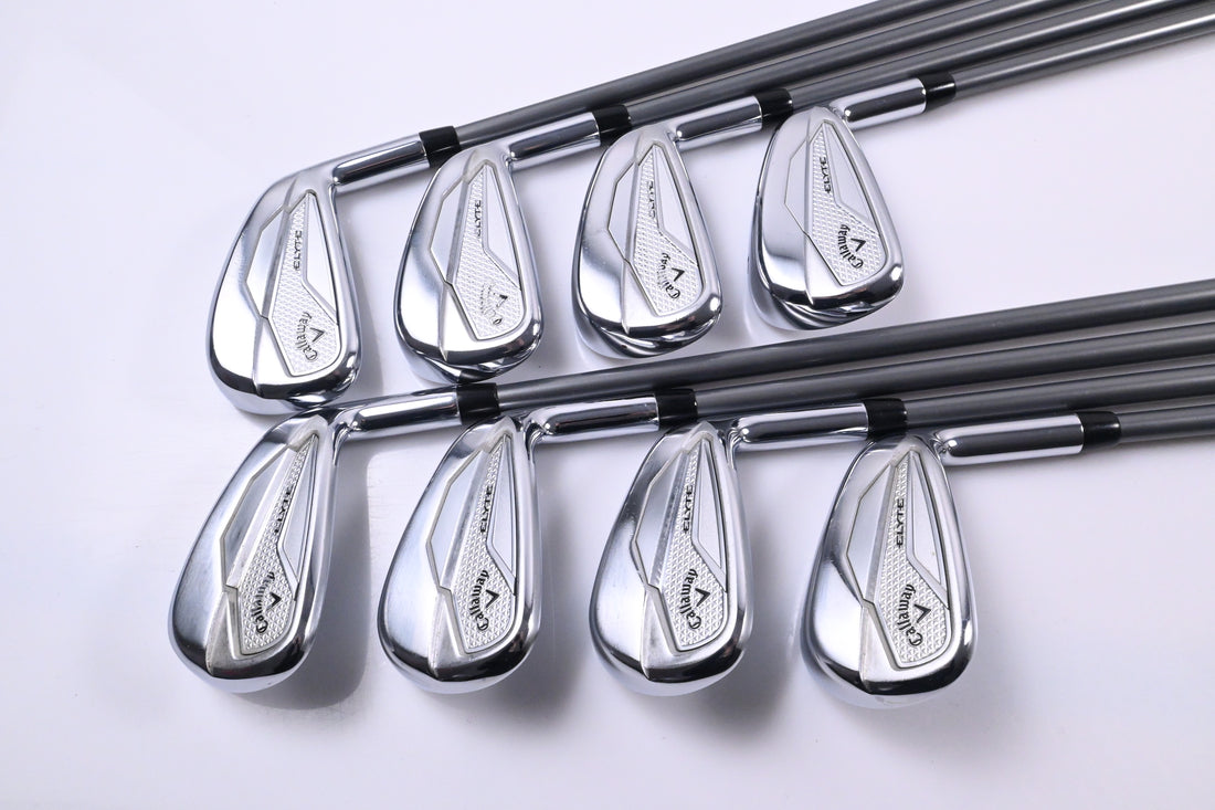 Callaway Elyte Irons / 4-PW+GW / Regular Flex Denali Charcoal 65 Shafts