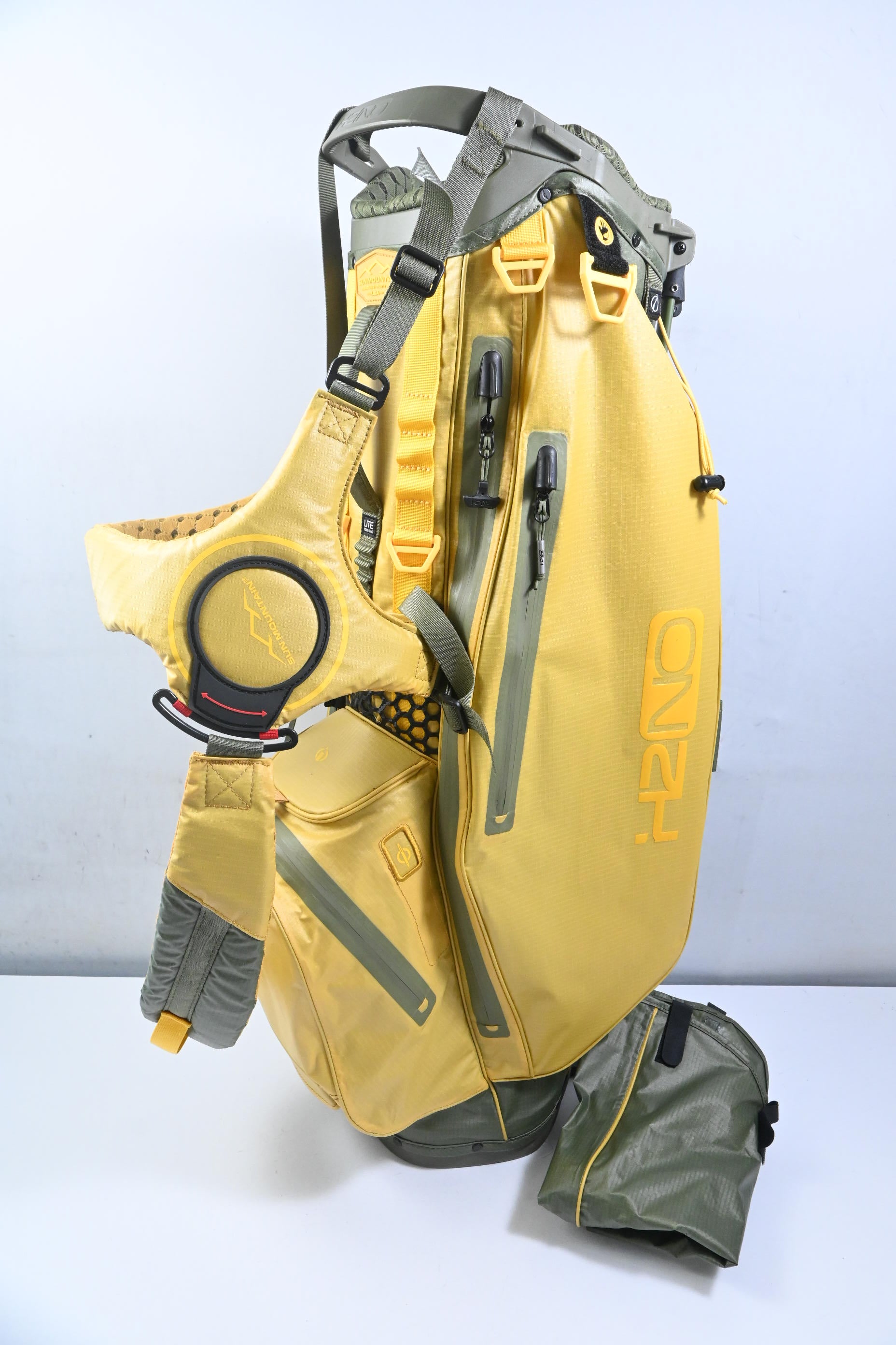 Sun Mountain H2N0 Stand Bag / 4-Way Divider / Yellow, Green