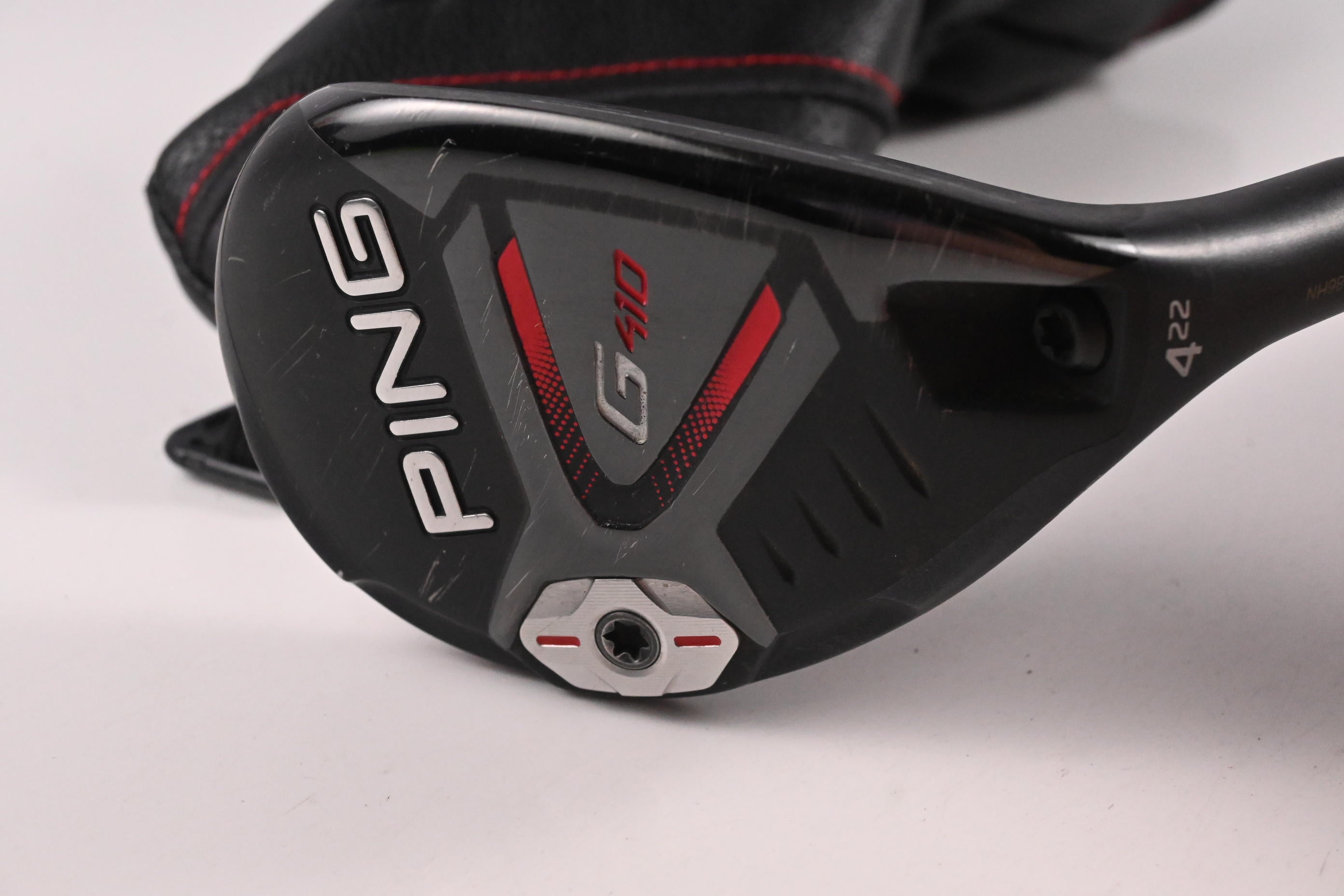 Ping G410 #4 Hybrid / 22 Degree / Stiff Flex Ping Alta CB Red 70 Shaft