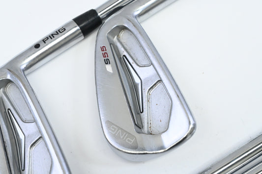 Ping S55 Irons / 4-8 / Black Dot / Regular Flex Dynamic Gold Shafts
