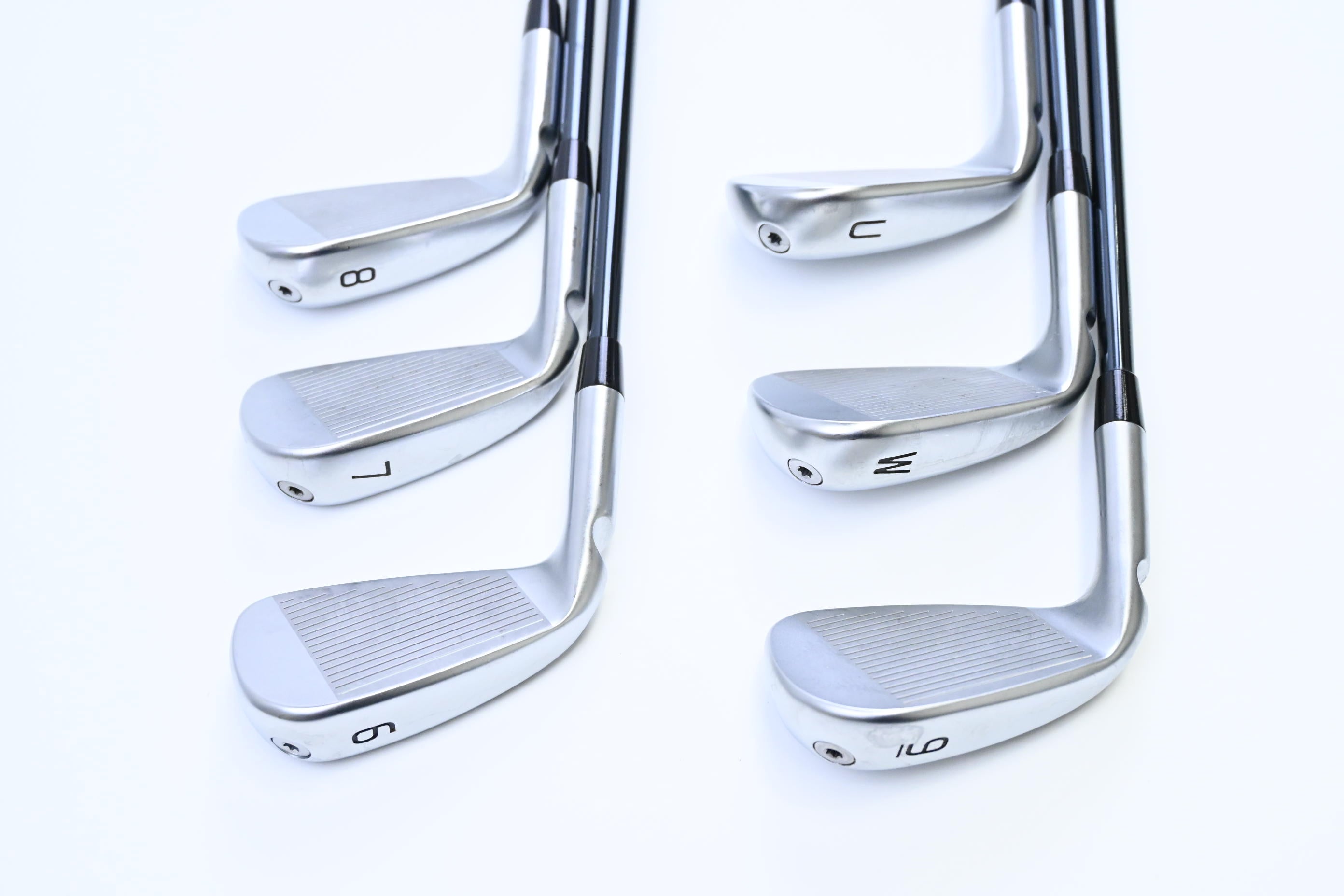 Ping i540 Irons / 6-PW+UW / Red Dot / Regular Flex UST Recoil Dart 75 Shafts