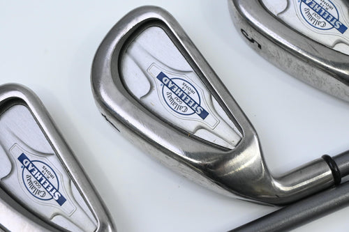 Left Hand Callaway X-14 Irons / 3-9+SW / Regular Flex Callaway Steelhead X-14