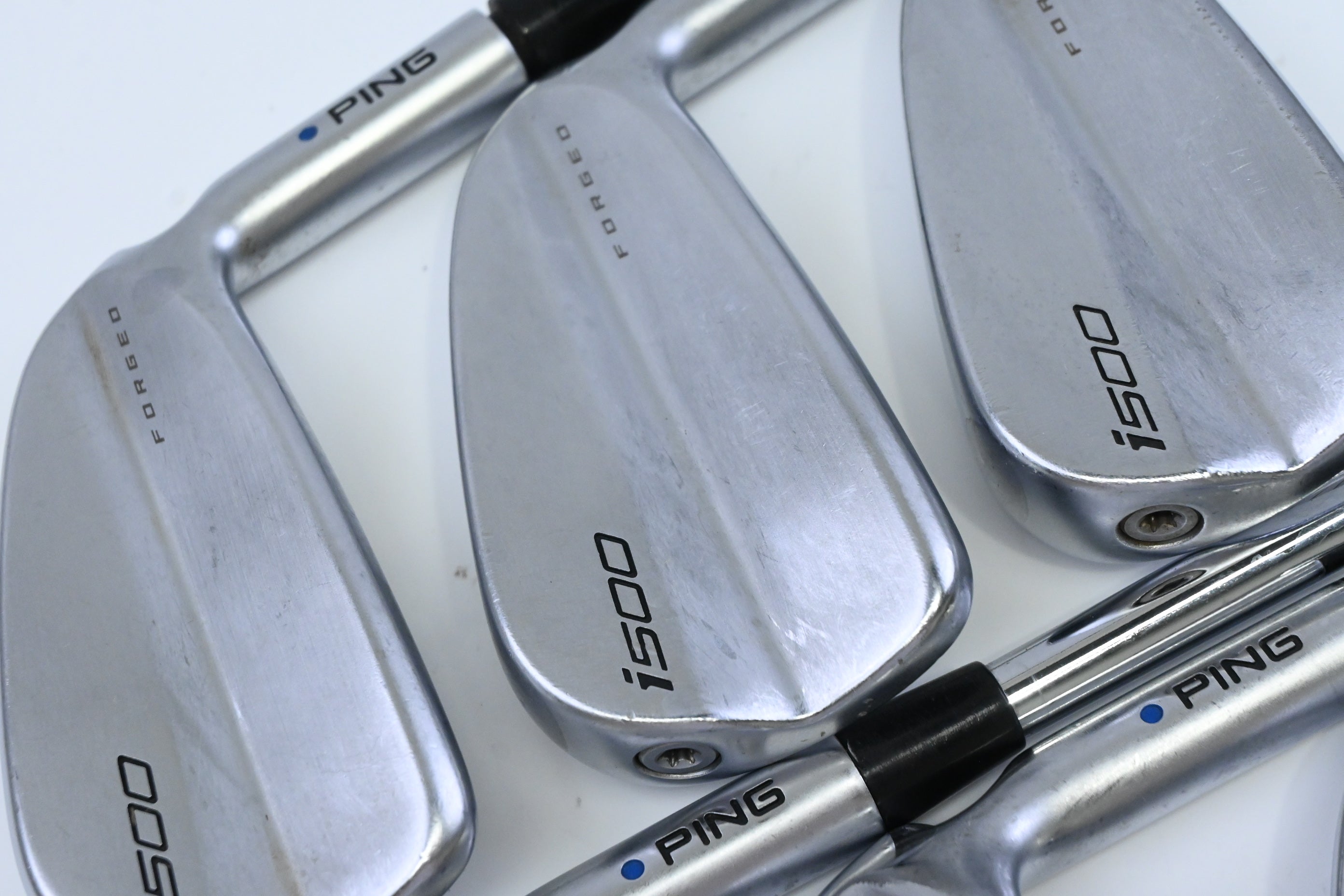Ping i500 Irons / 5-PW / Blue Dot / Stiff Flex Dynamic Gold 105 S300 Shafts