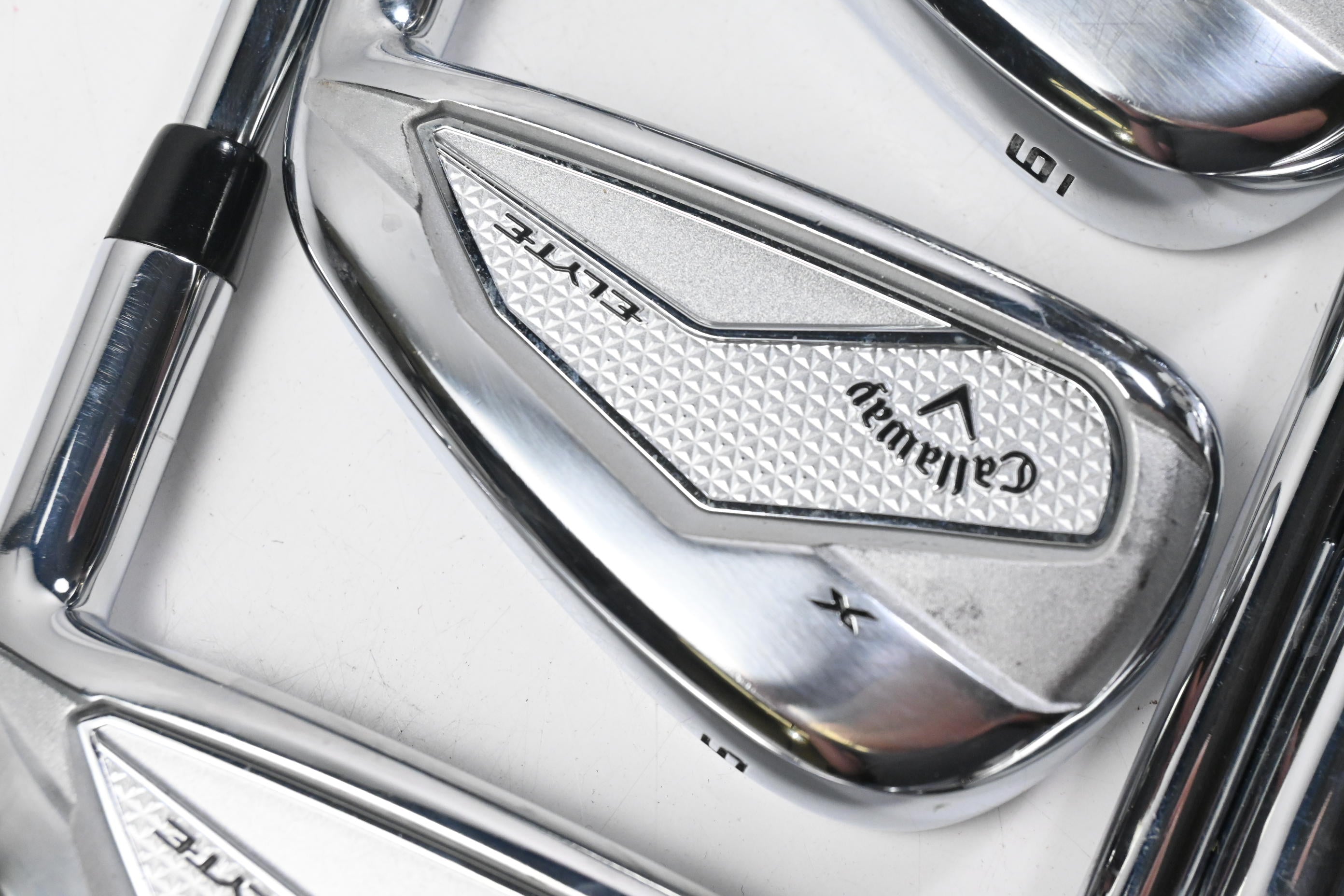Callaway Elyte X Irons / 4-PW / Stiff Flex Vector 90 Shafts