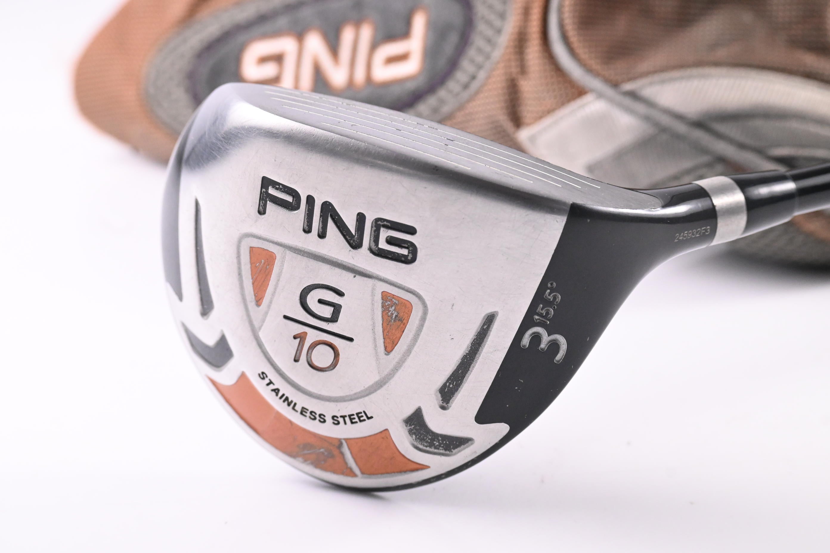 Ping G10 #3 Wood / 15.5 Degree / Stiff Flex Grafalloy ProLaunch Red Shaft