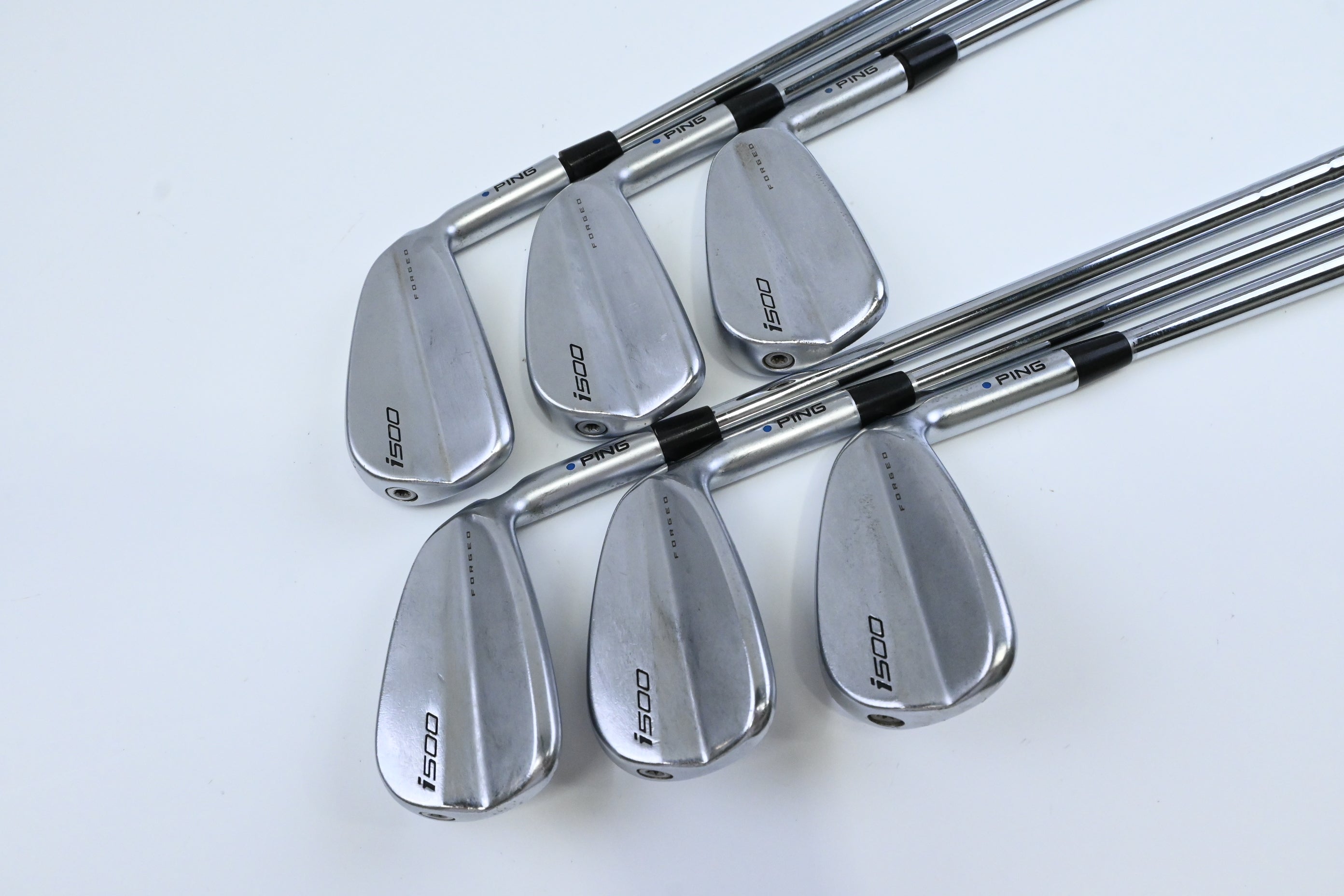 Ping i500 Irons / 5-PW / Blue Dot / Stiff Flex Dynamic Gold 105 S300 Shafts