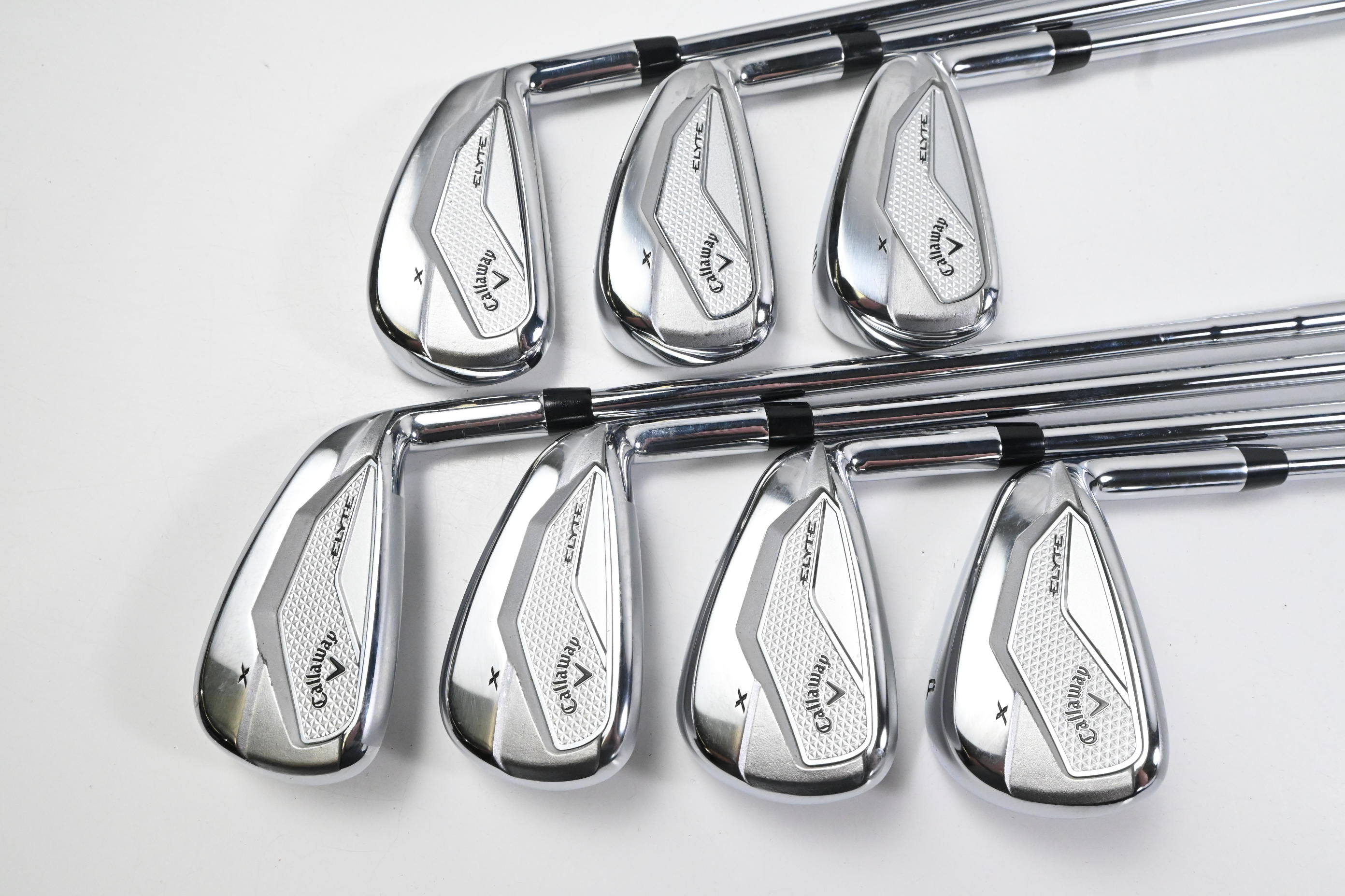 Callaway Elyte X Irons / 4-PW / Stiff Flex Vector 90 Shafts