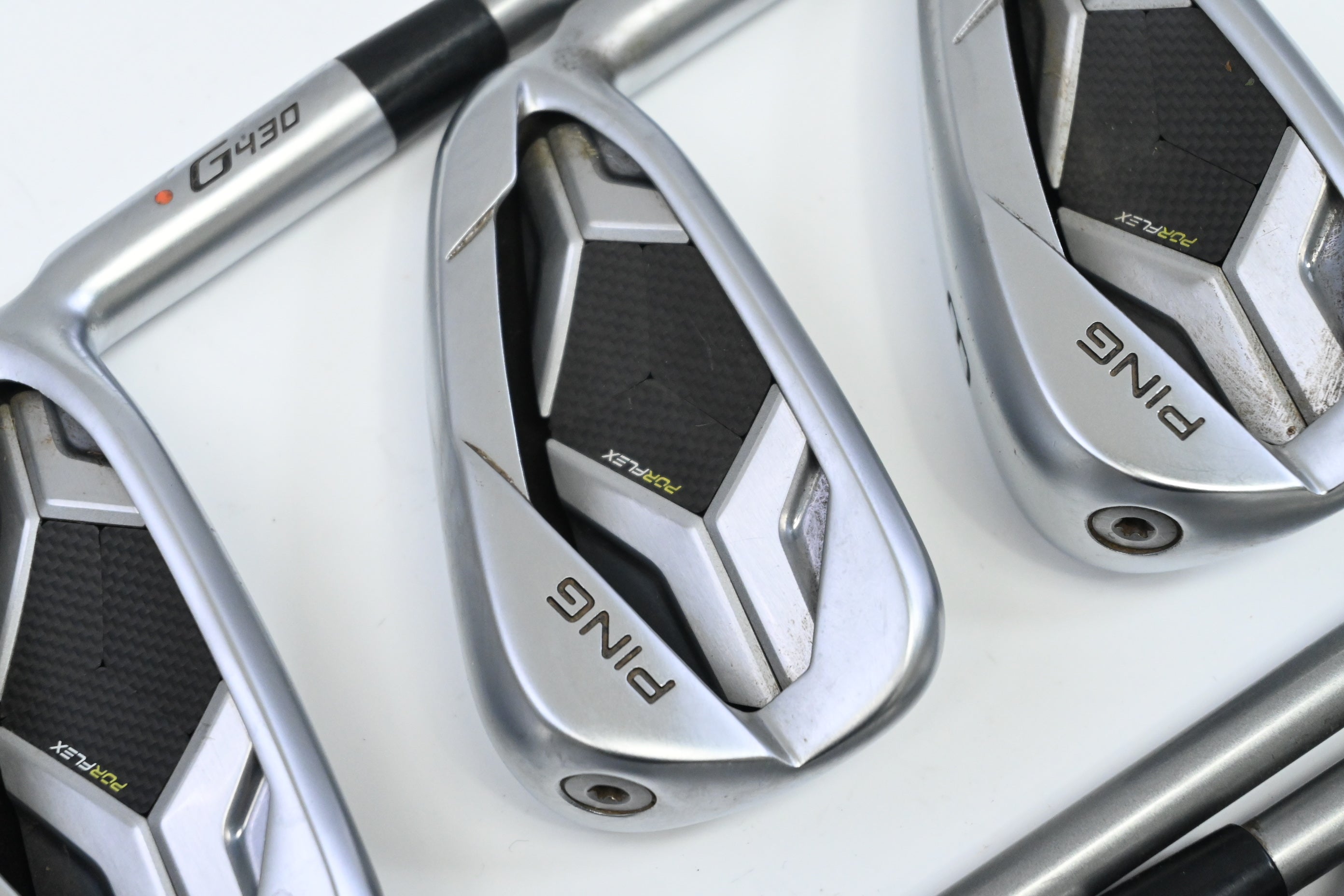 Ping G430 Irons / 6-PW+50°+54° / Orange Dot / Senior Flex Ping Alta Quick 35