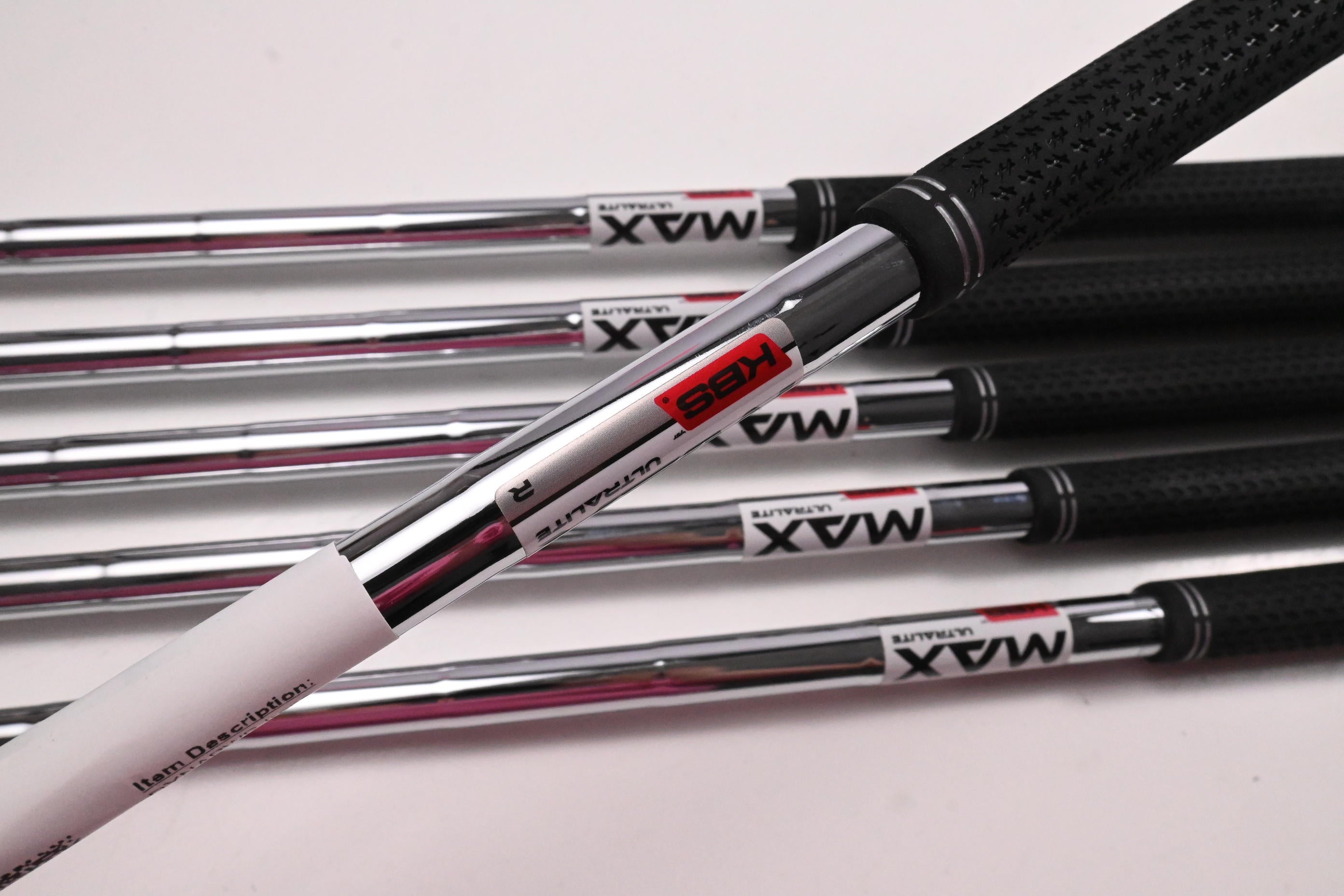Wilson DYNAPWR Irons / 5-PW / Regular Flex KBS MAX Ultralite Shafts