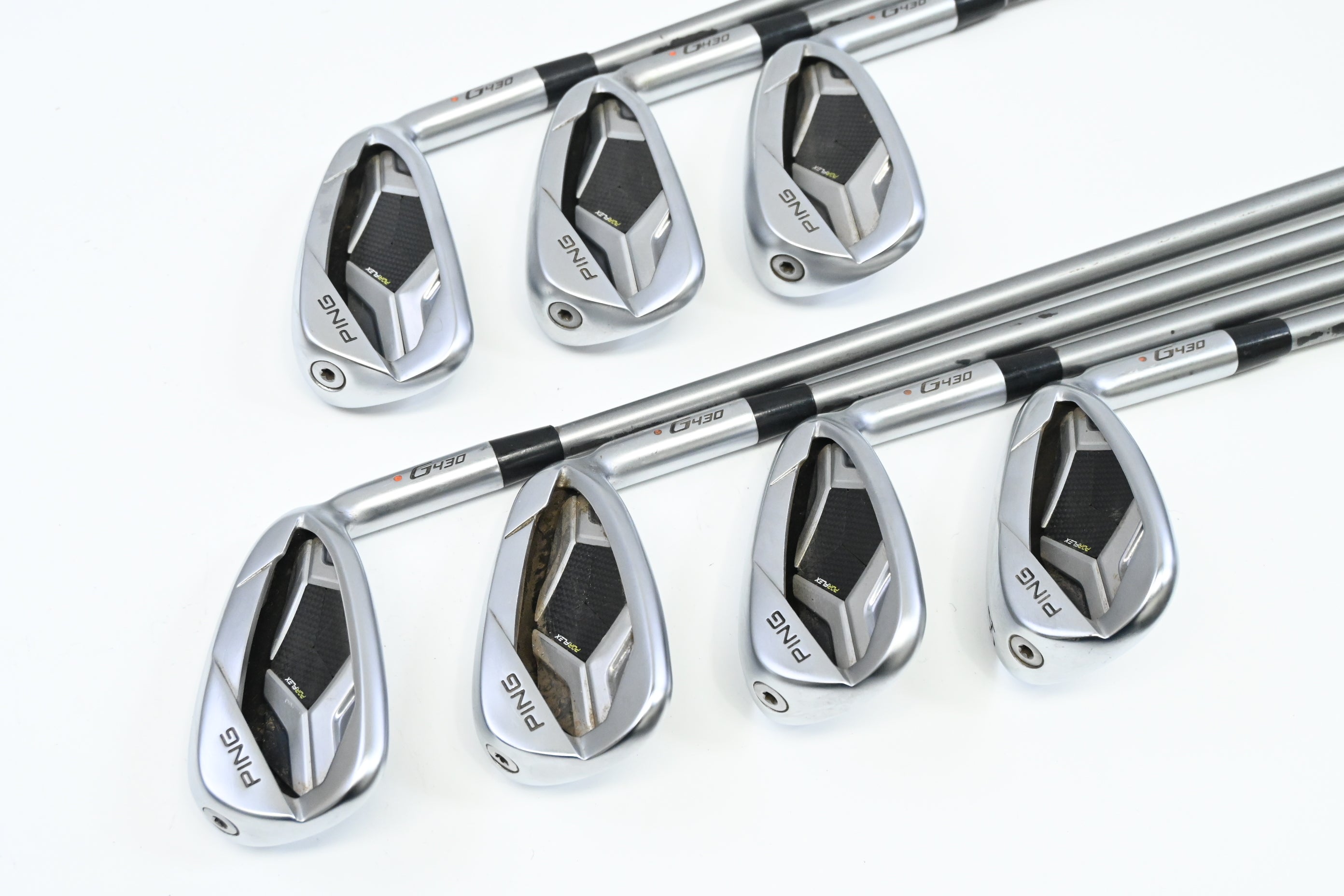 Ping G430 Irons / 6-PW+50°+54° / Orange Dot / Senior Flex Ping Alta Quick 35