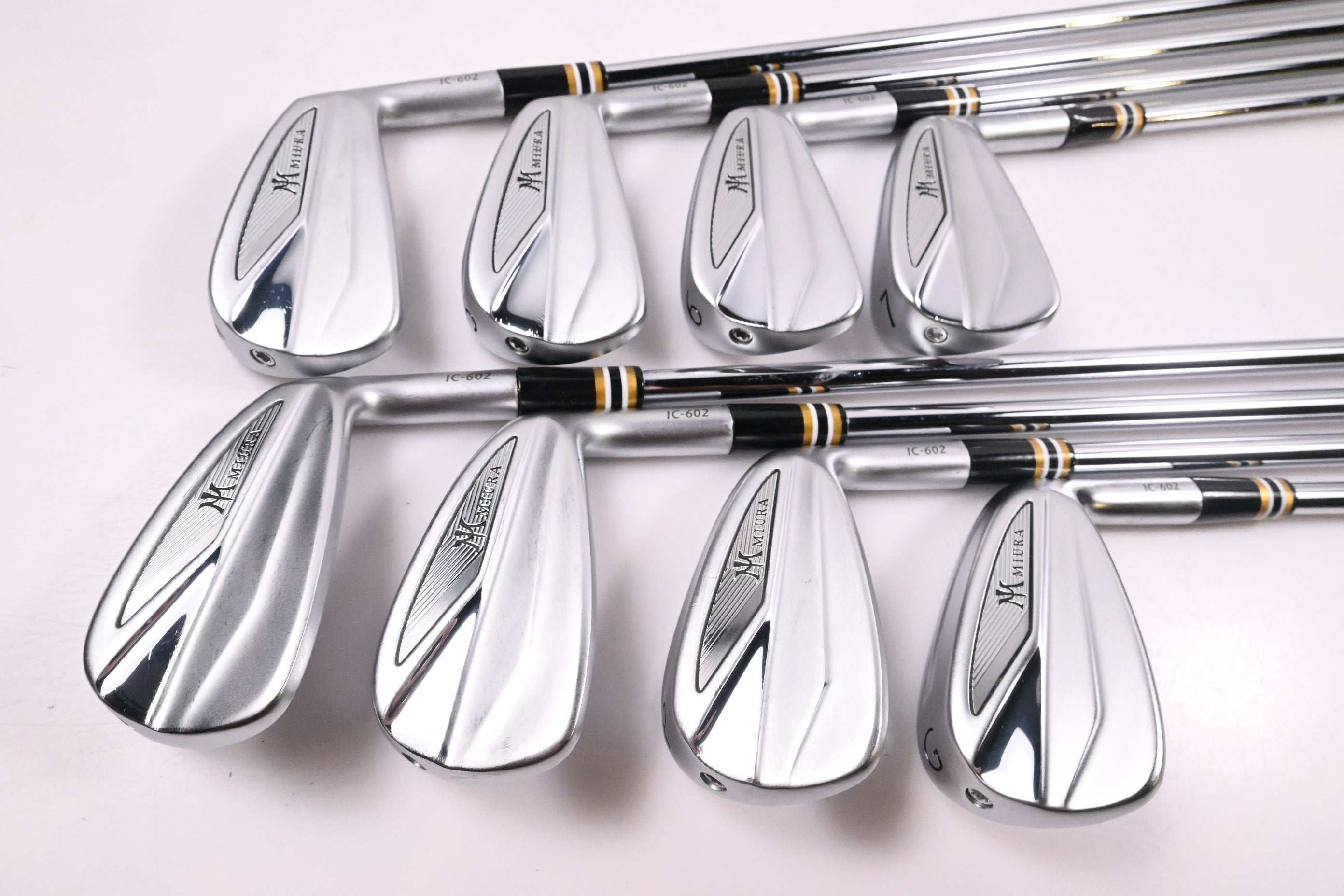 Miura IC-602 Irons / 4-PW+GW / Regular+ Flex Project X LZ 115 Shafts