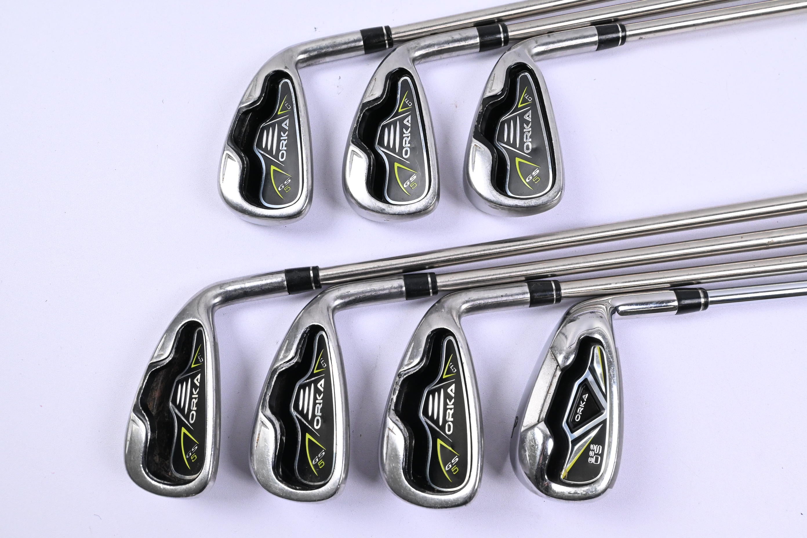 Orka GS5 CTI Irons / 4-PW / Regular Flex True Temper Black Gold Shafts