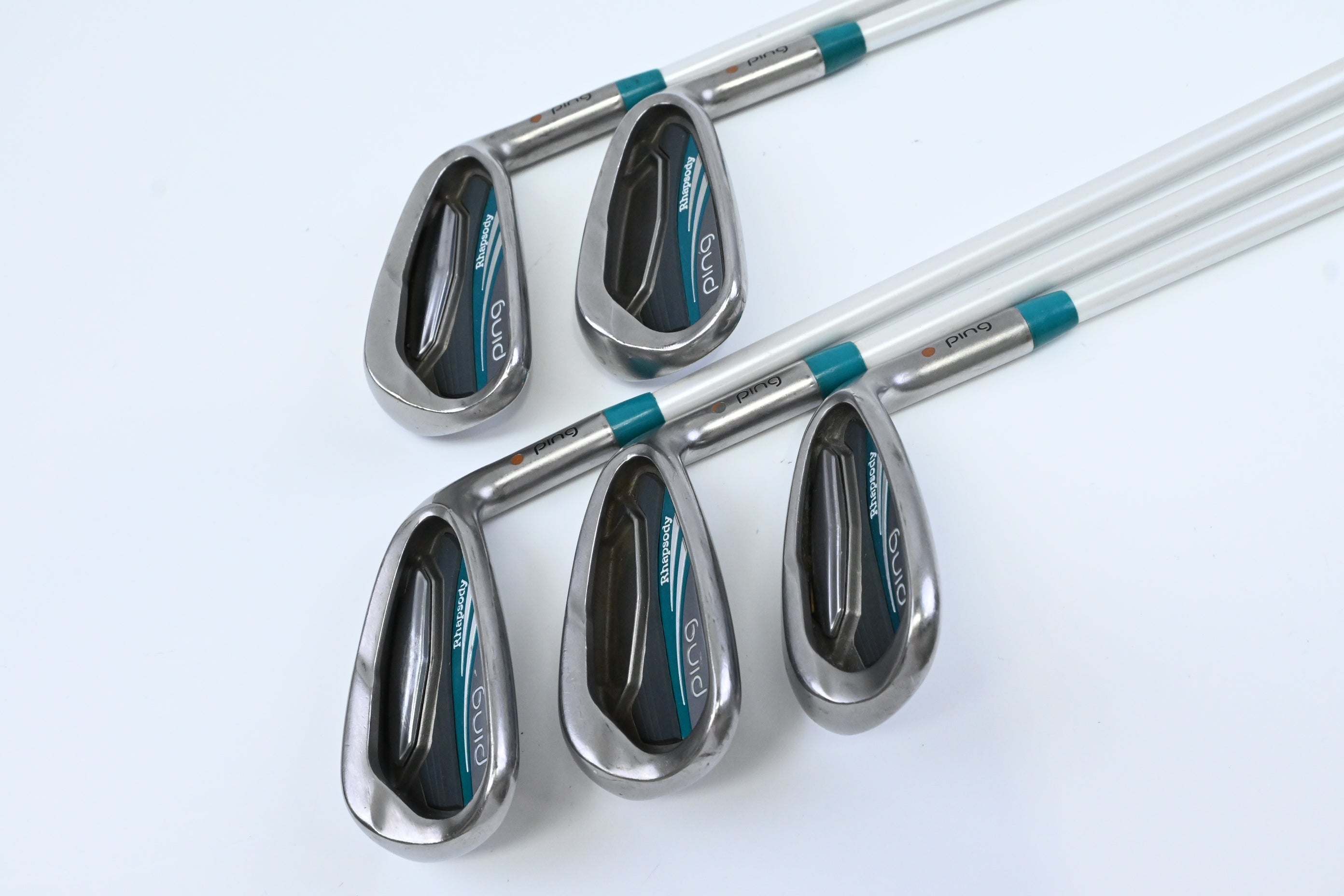 Ladies Ping Rhapsody 2015 Irons / 7-PW+SW / Brown Dot / Ladies Flex Ping ULT 220