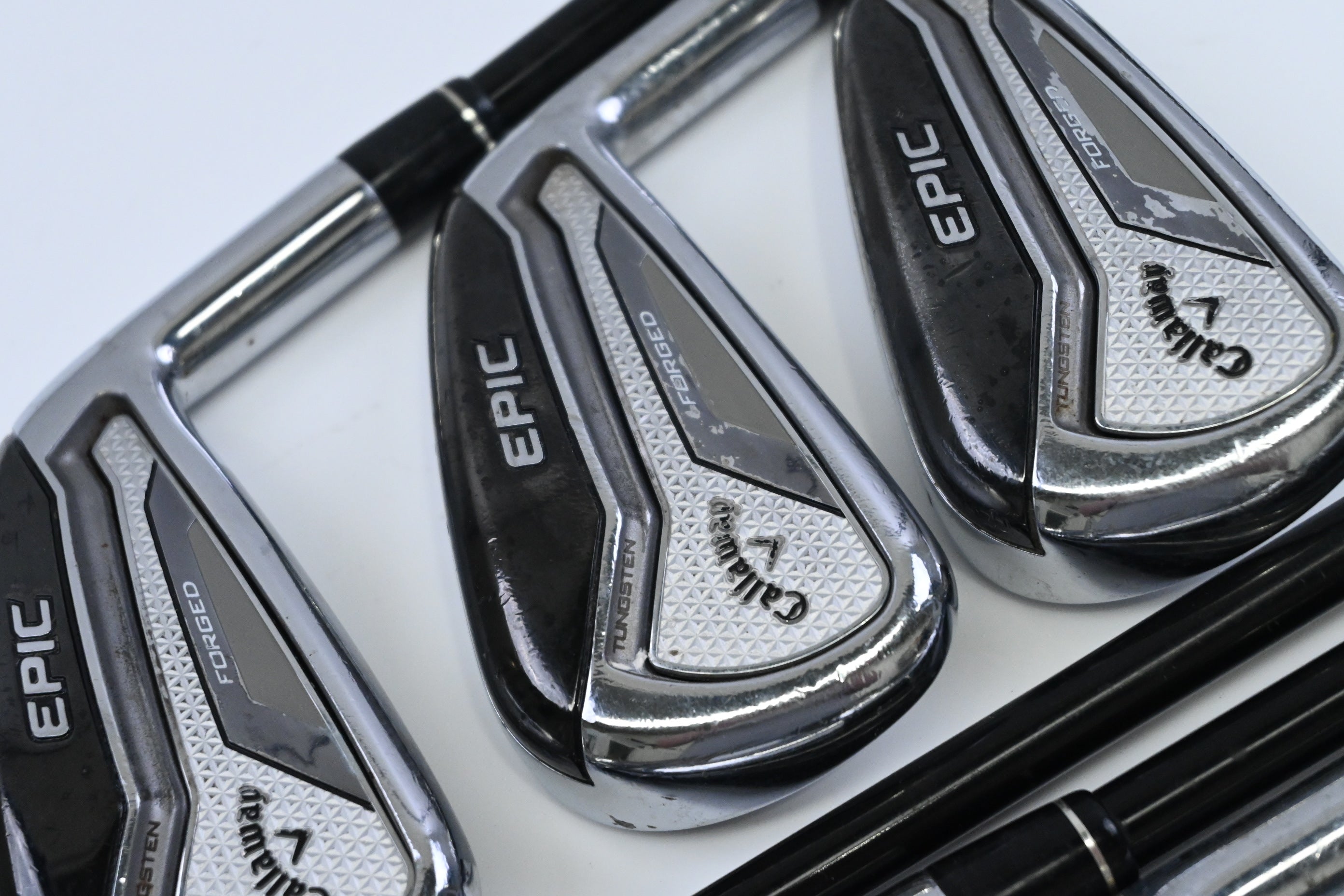 Callaway Epic Forged Irons / 4-PW / Regular Flex Tensei AV White 60 Shafts