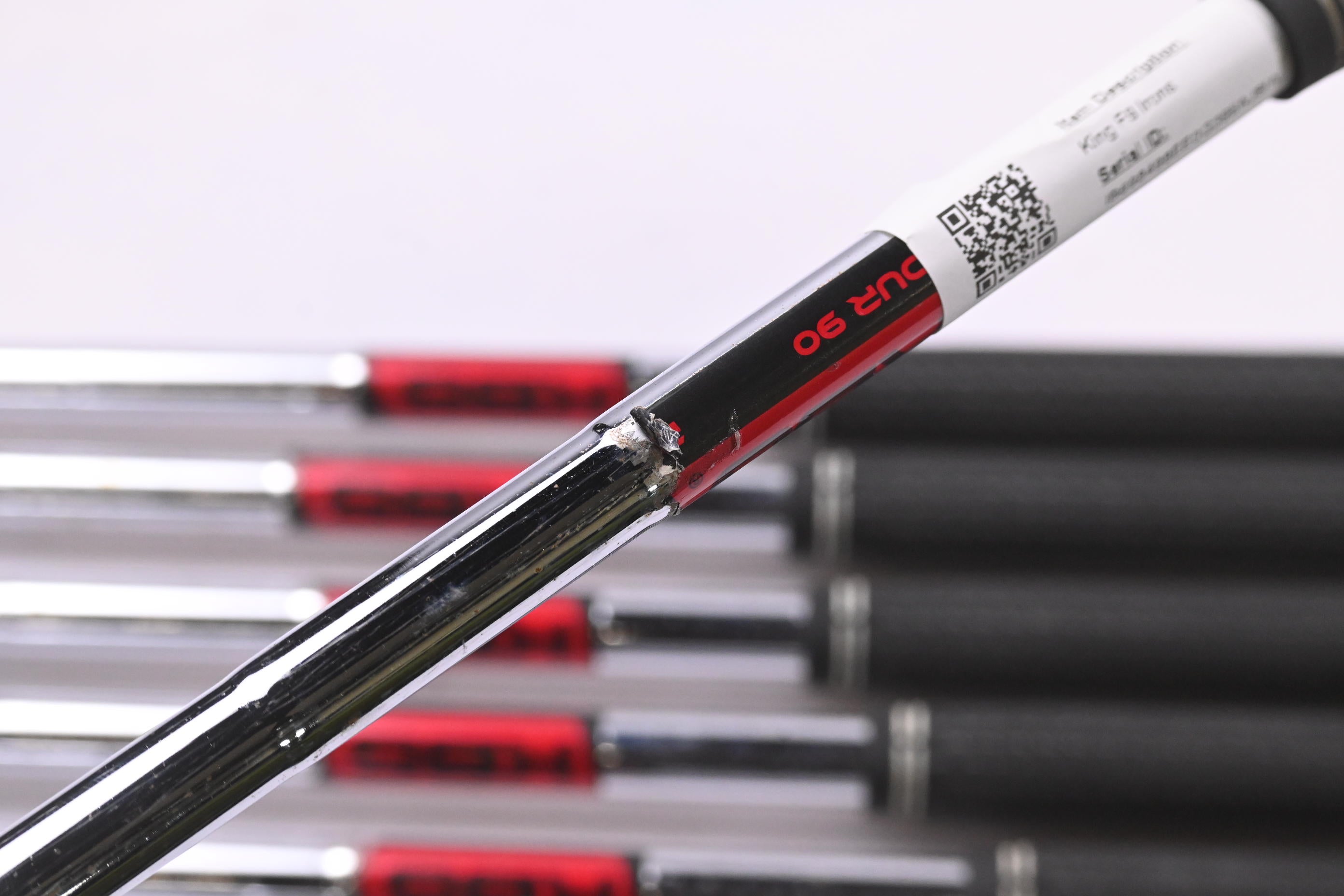 Cobra King F9 Irons / 5-PW+SW / Regular Flex KBS Tour 90 Shafts